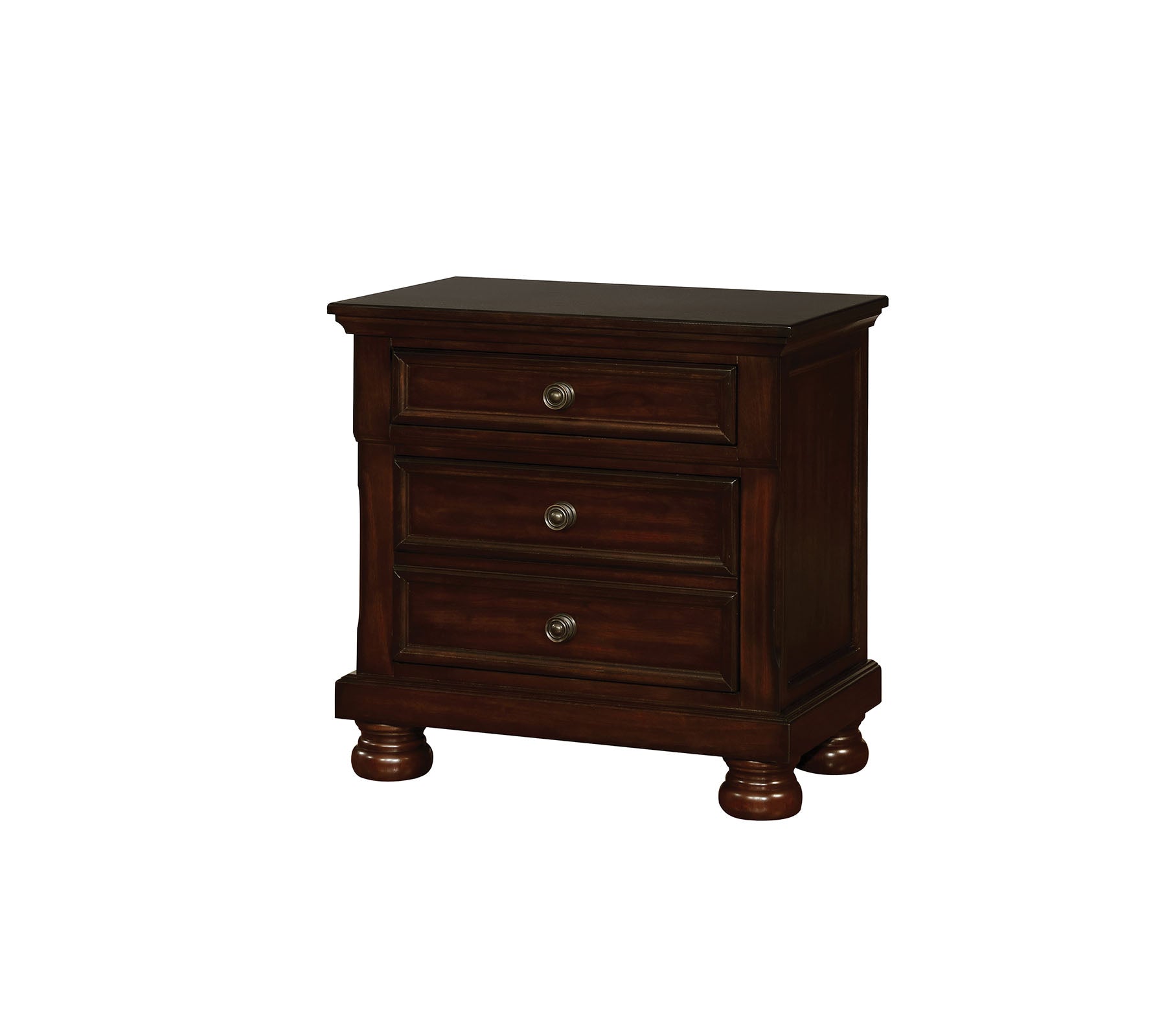 Castor Brown Cherry Night Stand FOA East