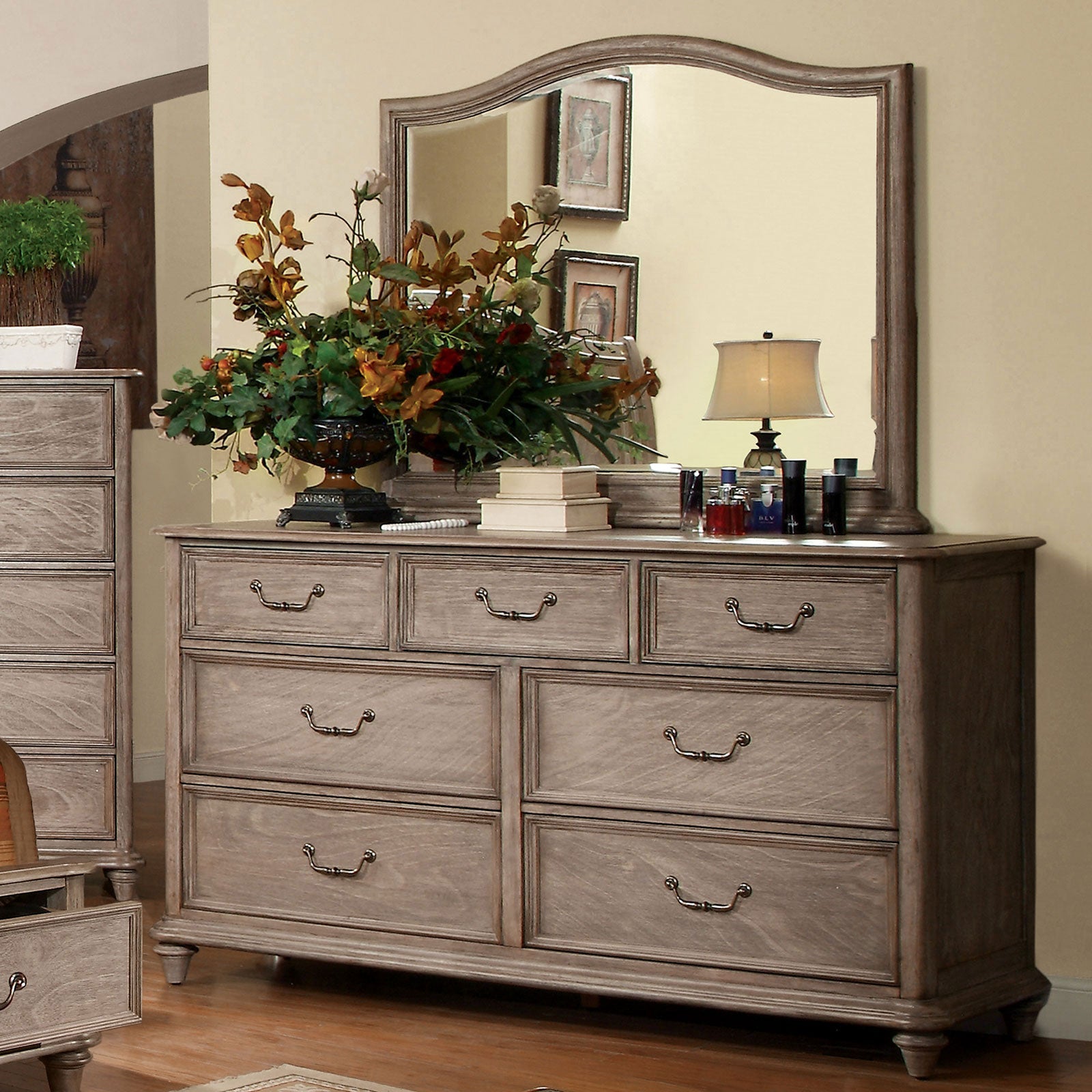 BELGRADE I Rustic Natural Tone Dresser FOA East