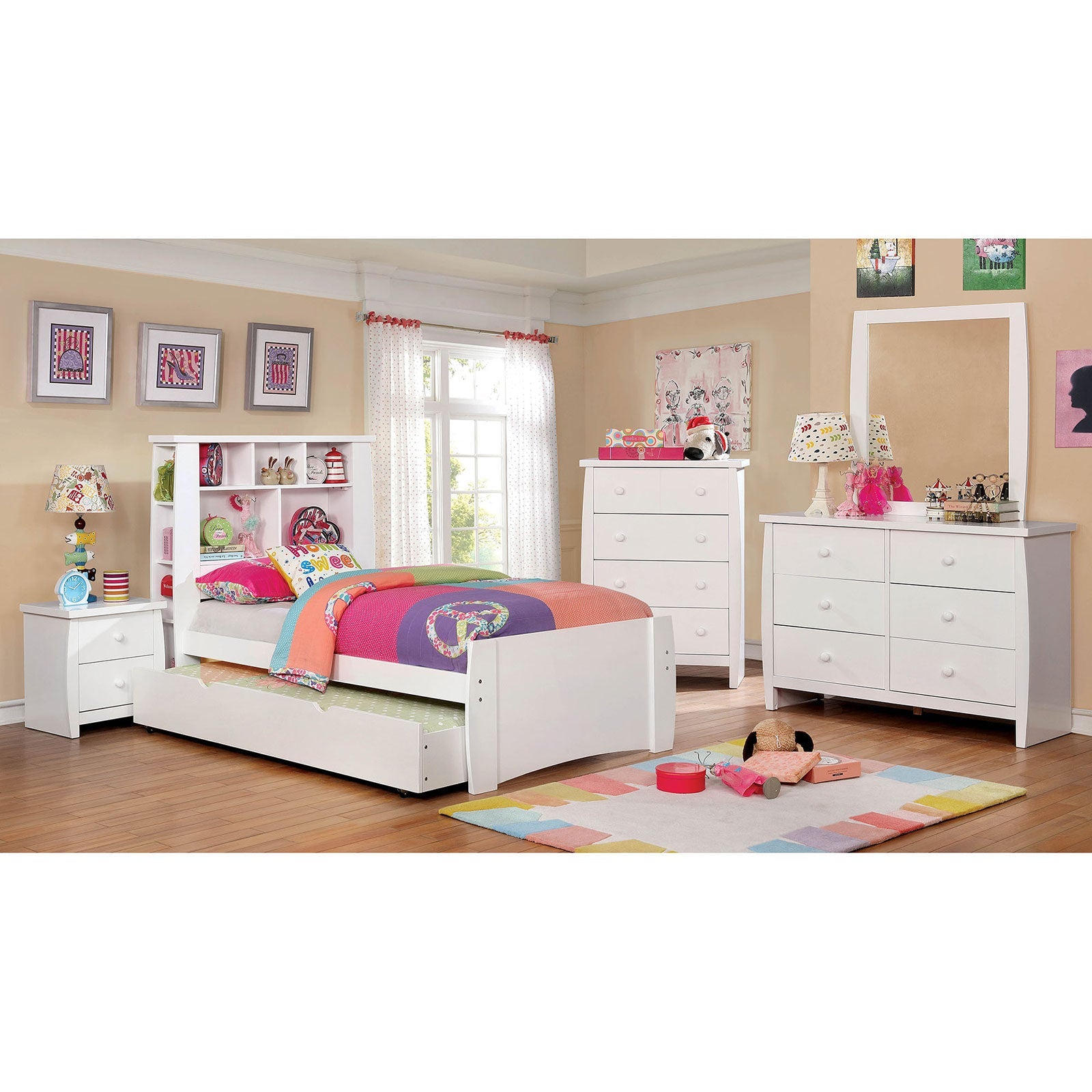 Marlee White 4 Pc. Full Bedroom Set FOA East