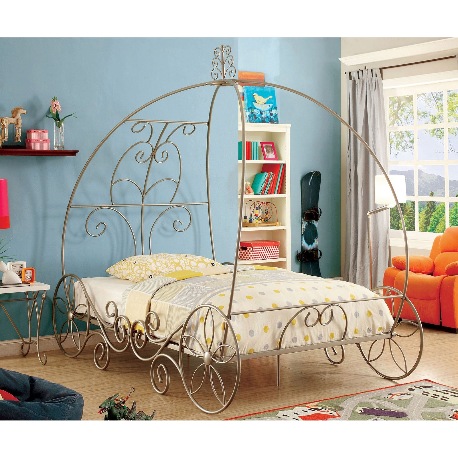 ENCHANT Champagne/White Twin Bed FOA East