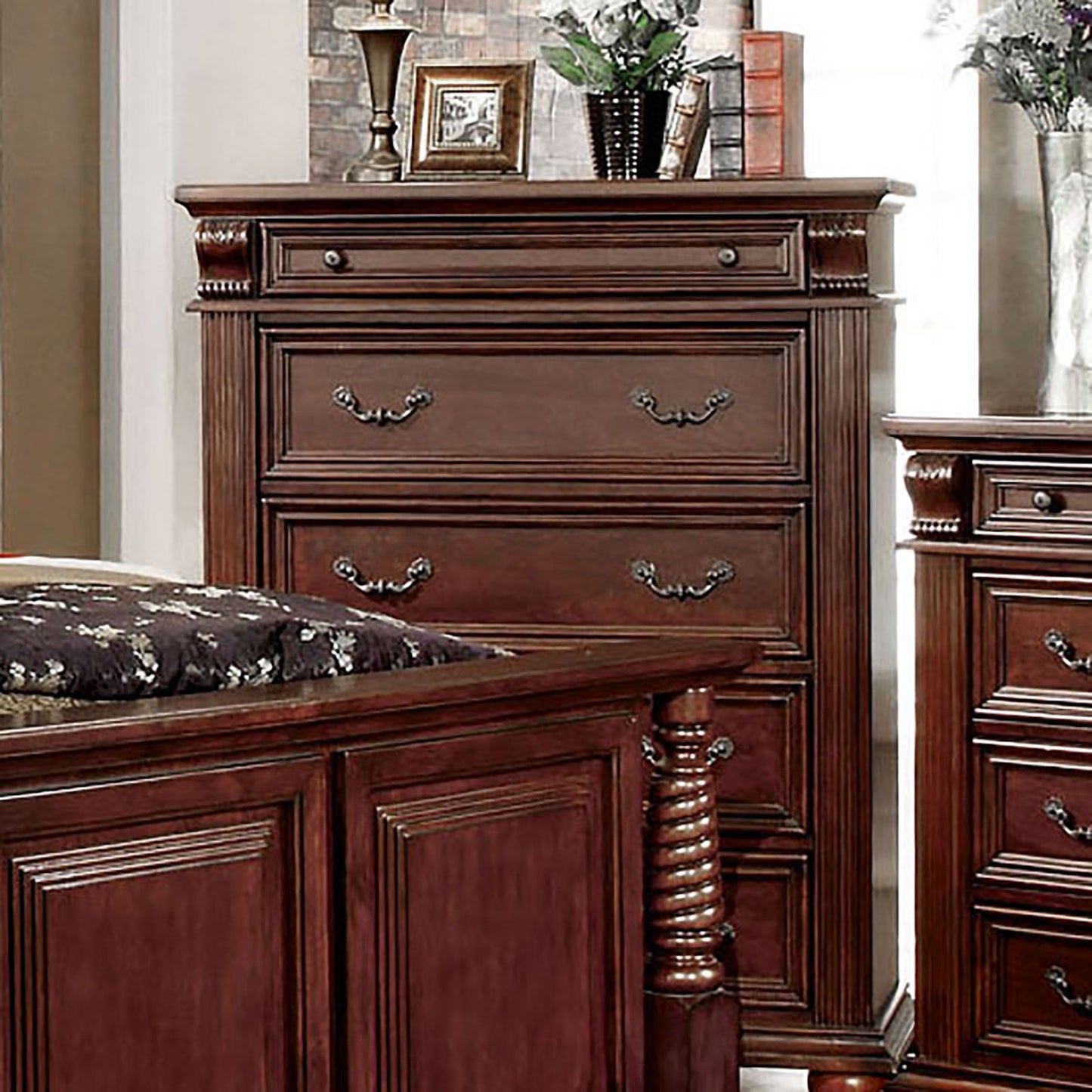 Esperia Brown Cherry Chest FOA East