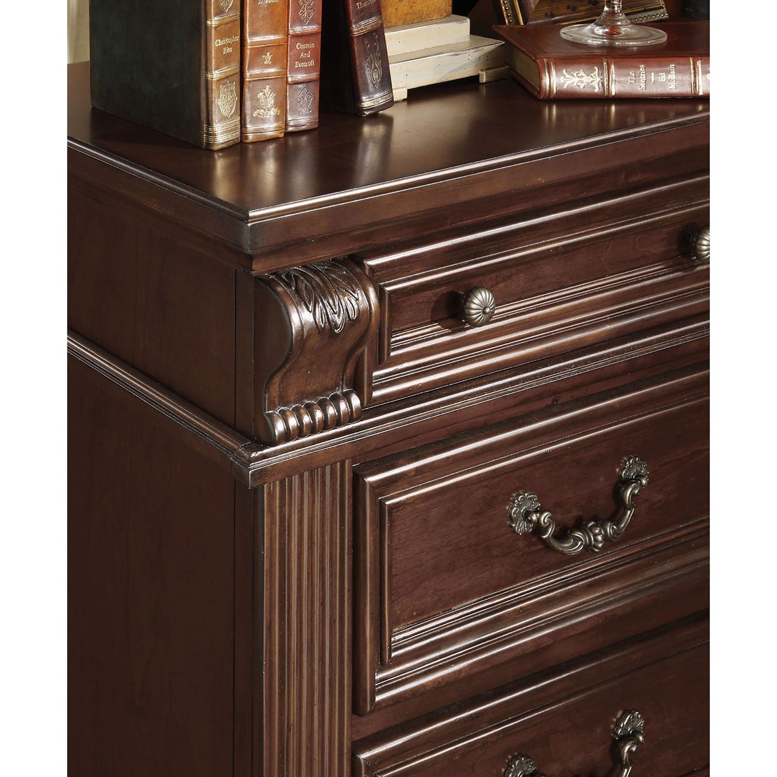 Esperia Brown Cherry Night Stand FOA East