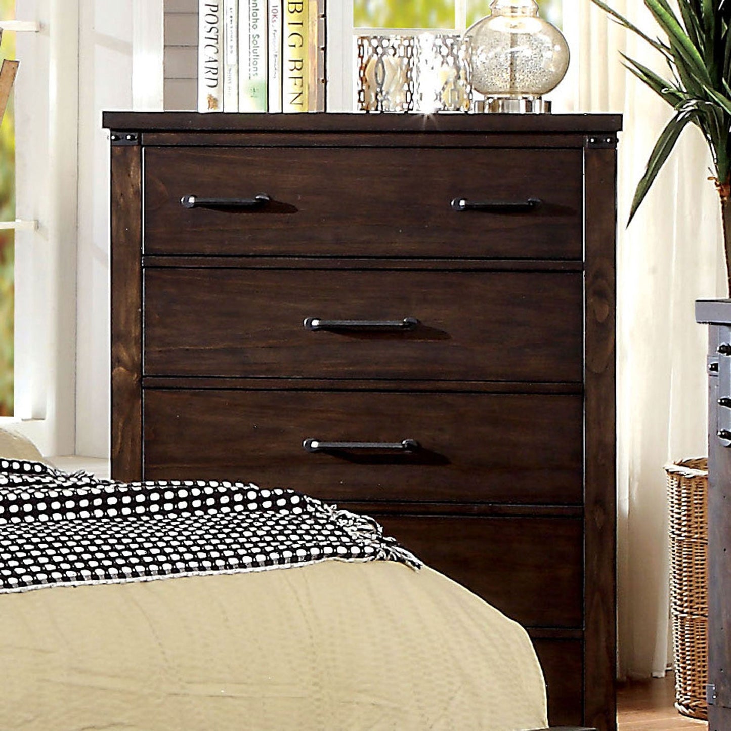 Bianca Dark Walnut Chest FOA East