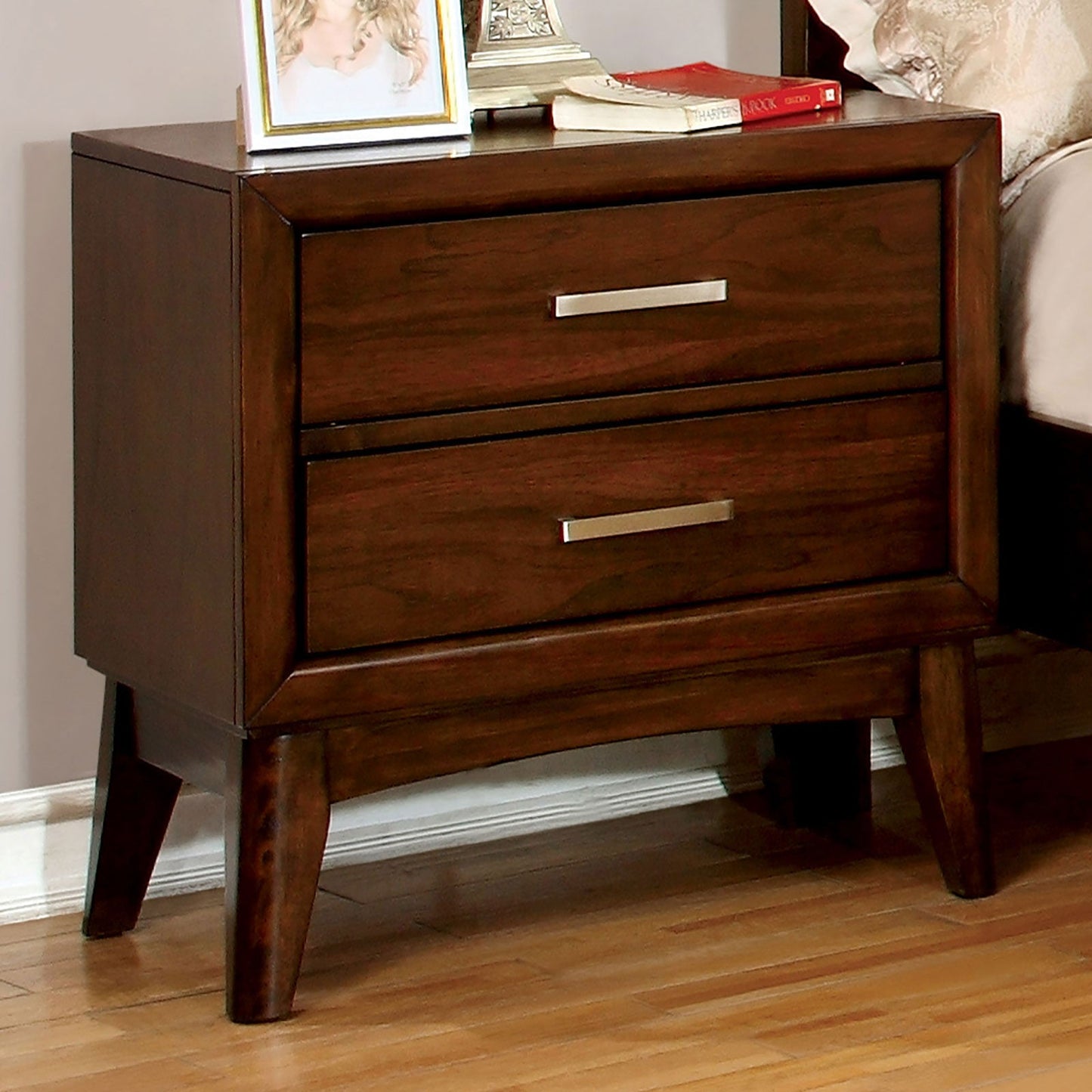 SNYDER Brown Cherry Night Stand FOA East