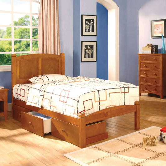 Cara Oak Twin Bed FOA East