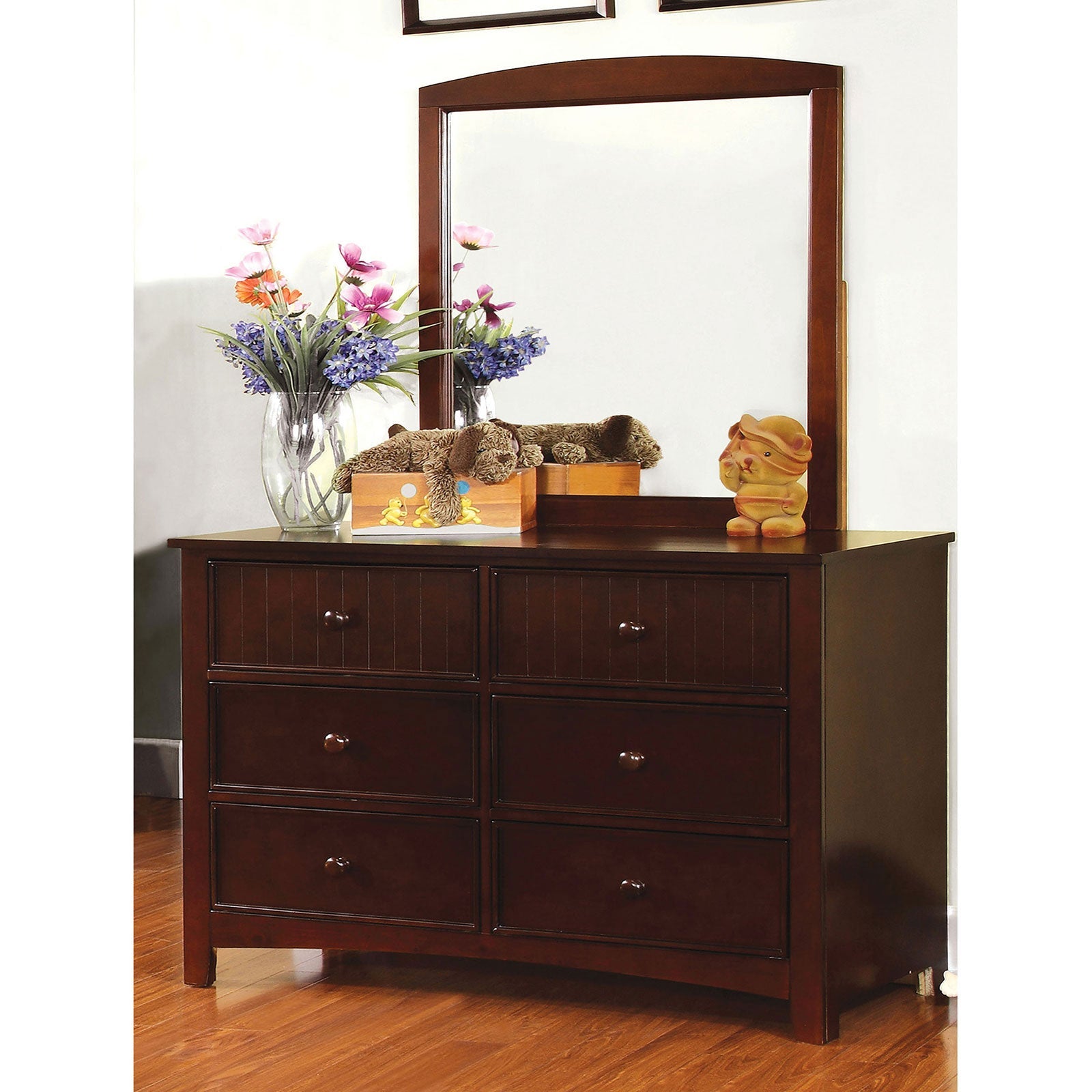 Corry Dark Walnut Dresser FOA East