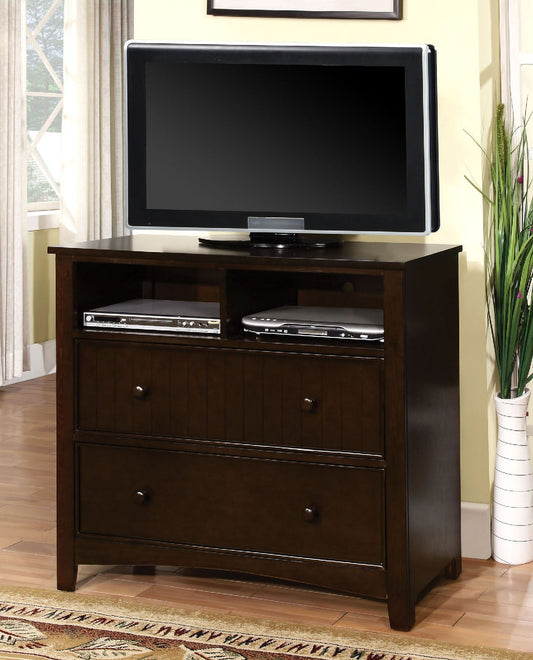 Corry Dark Walnut Media Chest FOA East