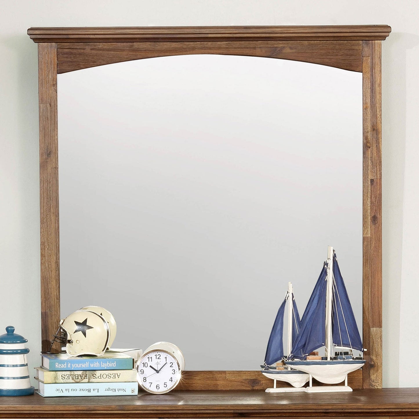 Colin Dark Oak Mirror FOA East