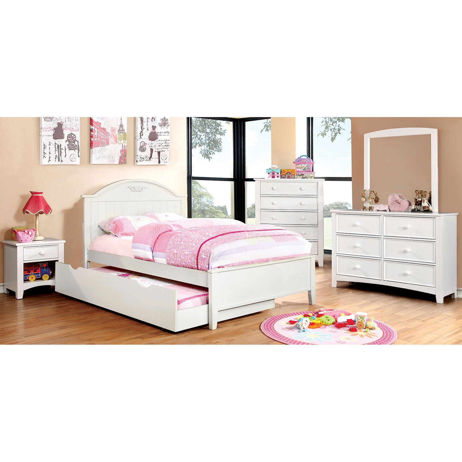 MEDINA White Twin Bed FOA East