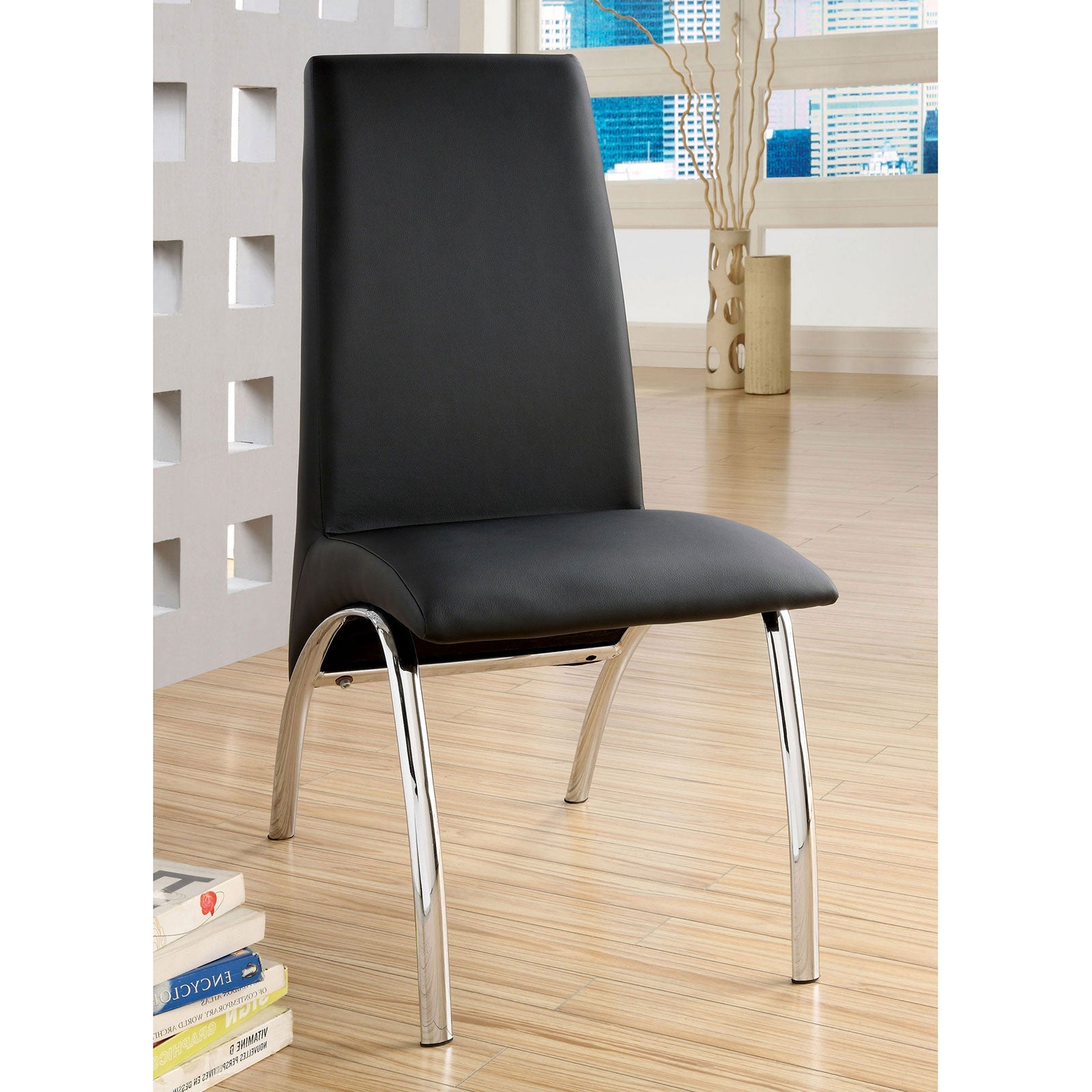 Glenview Black Side Chair FOA East