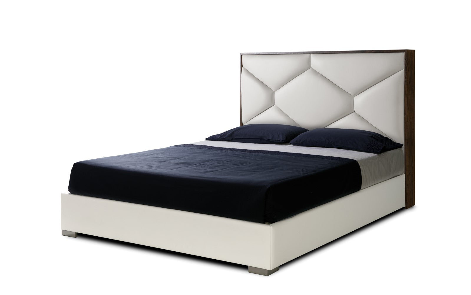 ESF Furniture - Martina Eastern King Storage Bed in White - MARTINABEDKSWHITE ESF Furniture