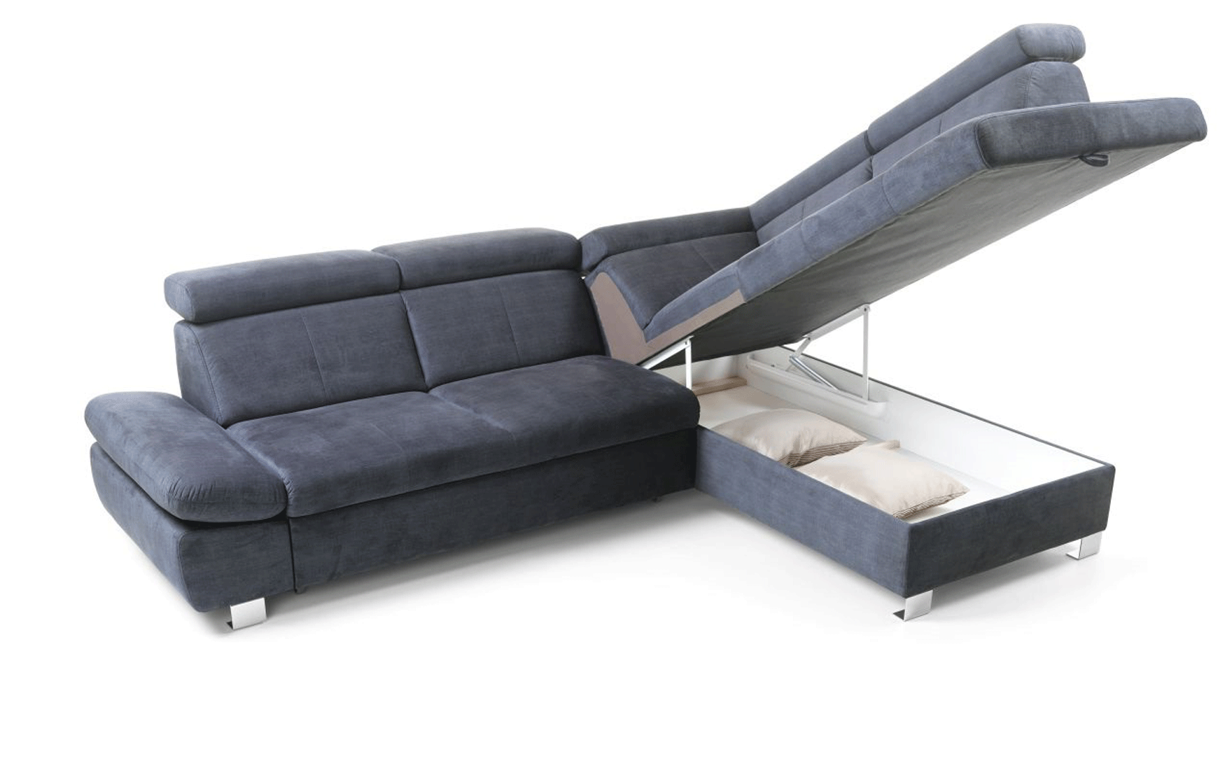 ESF Furniture - Happy Sectional Right w/Bed & Storage - HAPPYSECTIONAL ESF Furniture