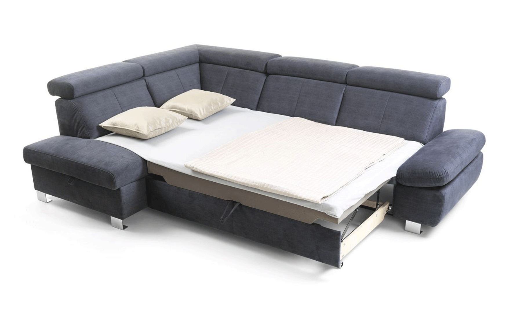 ESF Furniture - Happy Sectional Left w/Bed & Storage - HAPPYSECTIONALLEFT ESF Furniture