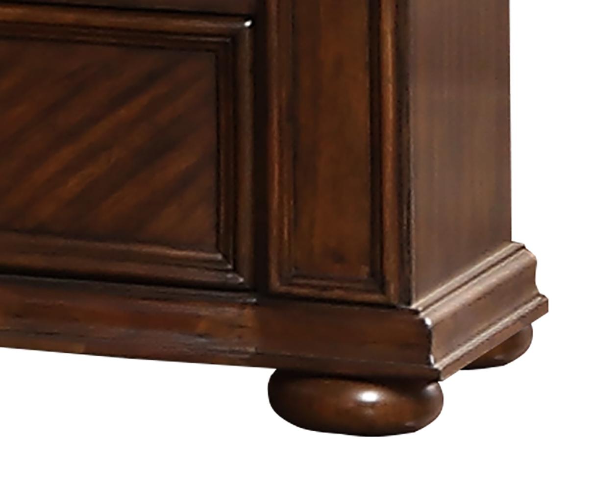 Aspen Traditional Style Nightstand in Cherry finish Wood Cosmos Furniture