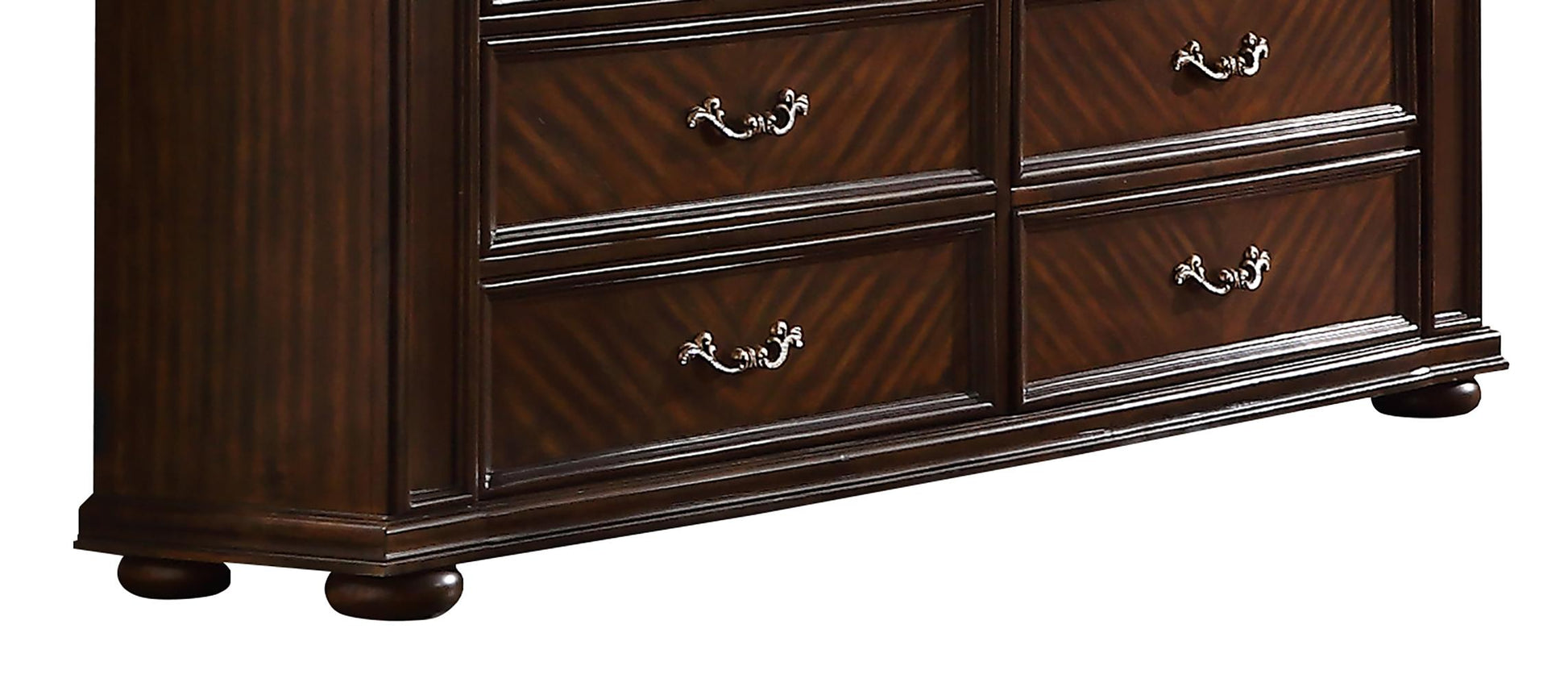 Aspen Traditional Style Dresser in Cherry finish Wood Cosmos Furniture