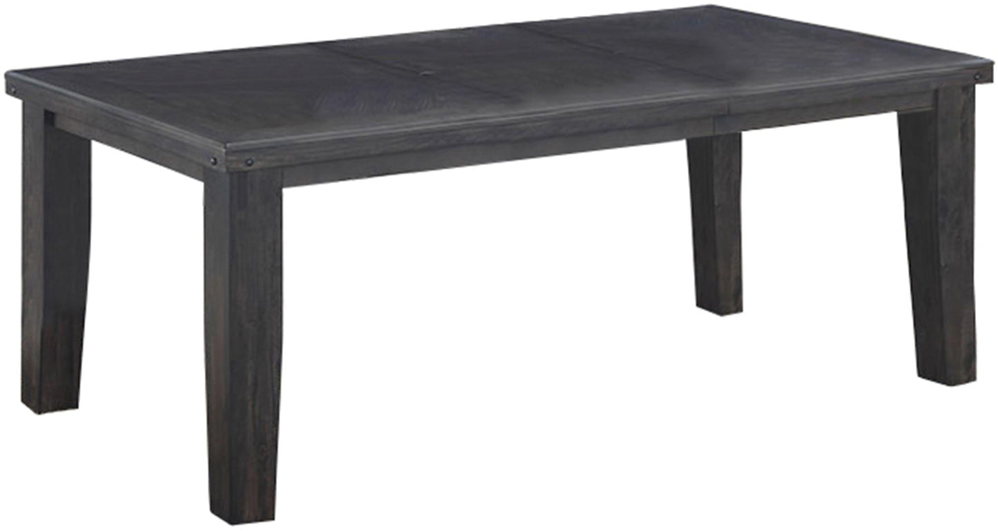 Bailey Transitional Style Dining Table in Gray finish Wood Cosmos Furniture