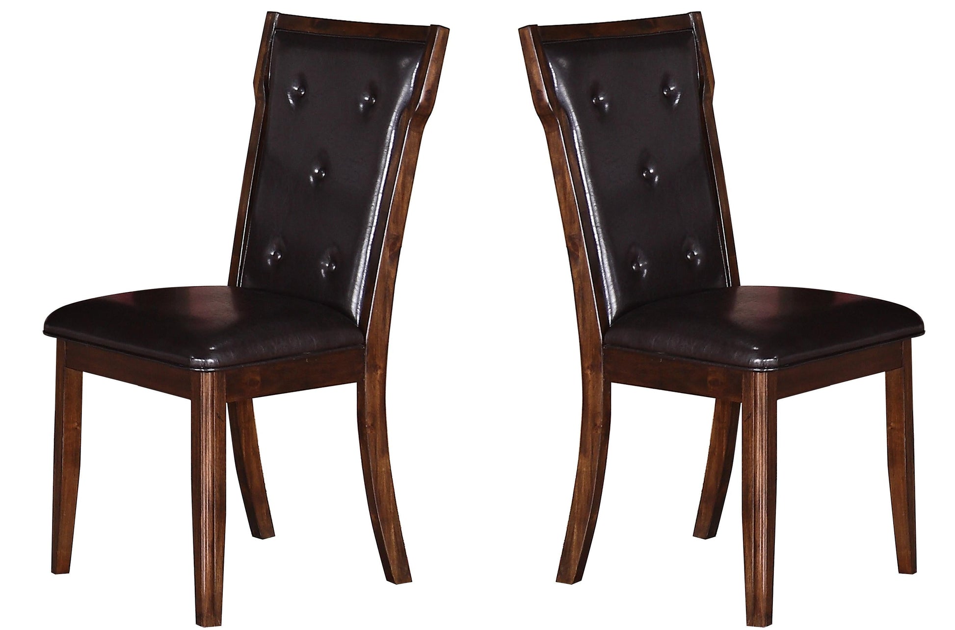 Pam Transitional Style Dining Chair in Espresso finish Wood Cosmos Furniture