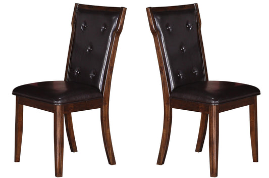 Pam Transitional Style Dining Chair in Espresso finish Wood Cosmos Furniture