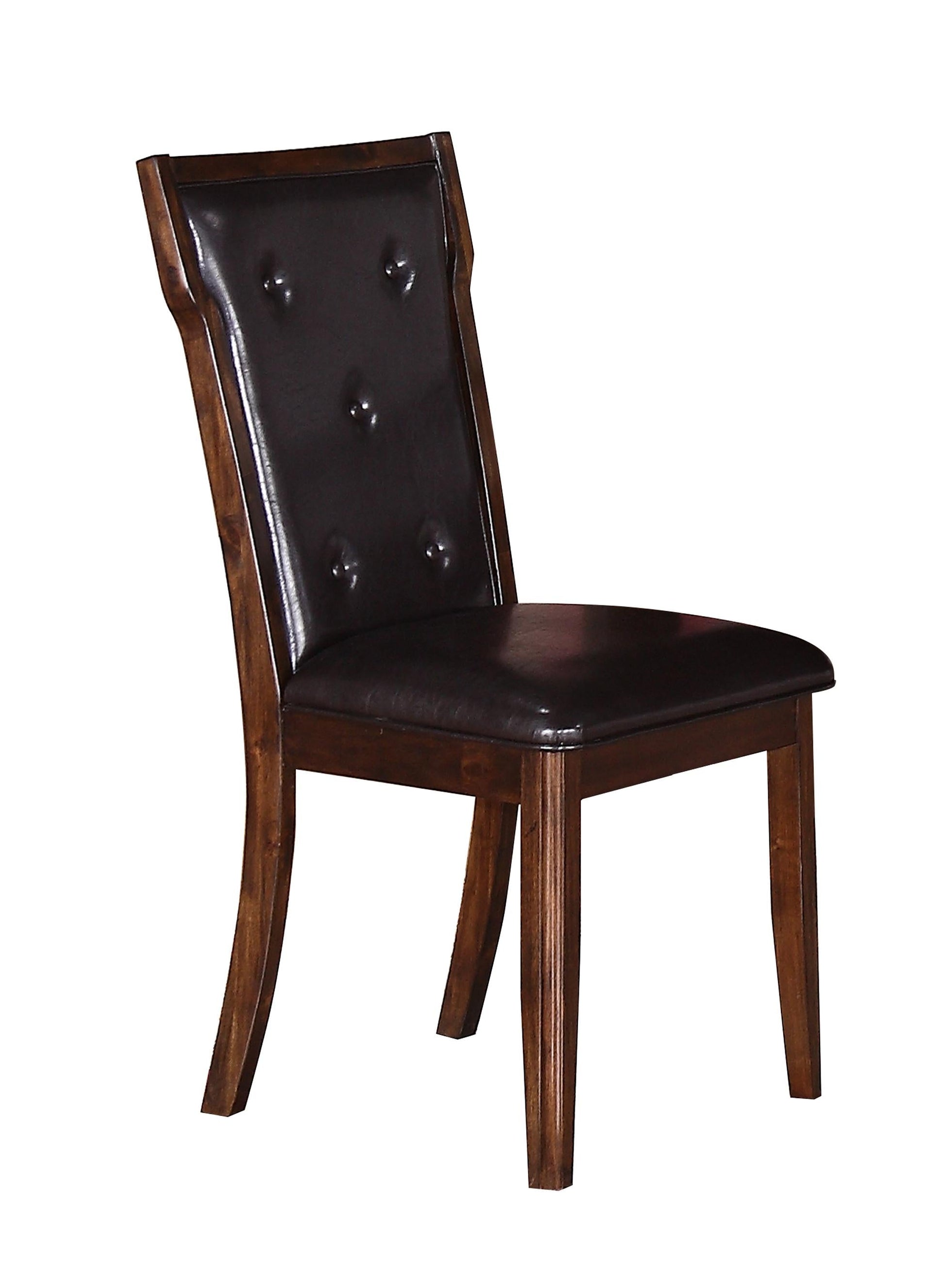 Pam Transitional Style Dining Chair in Espresso finish Wood Cosmos Furniture