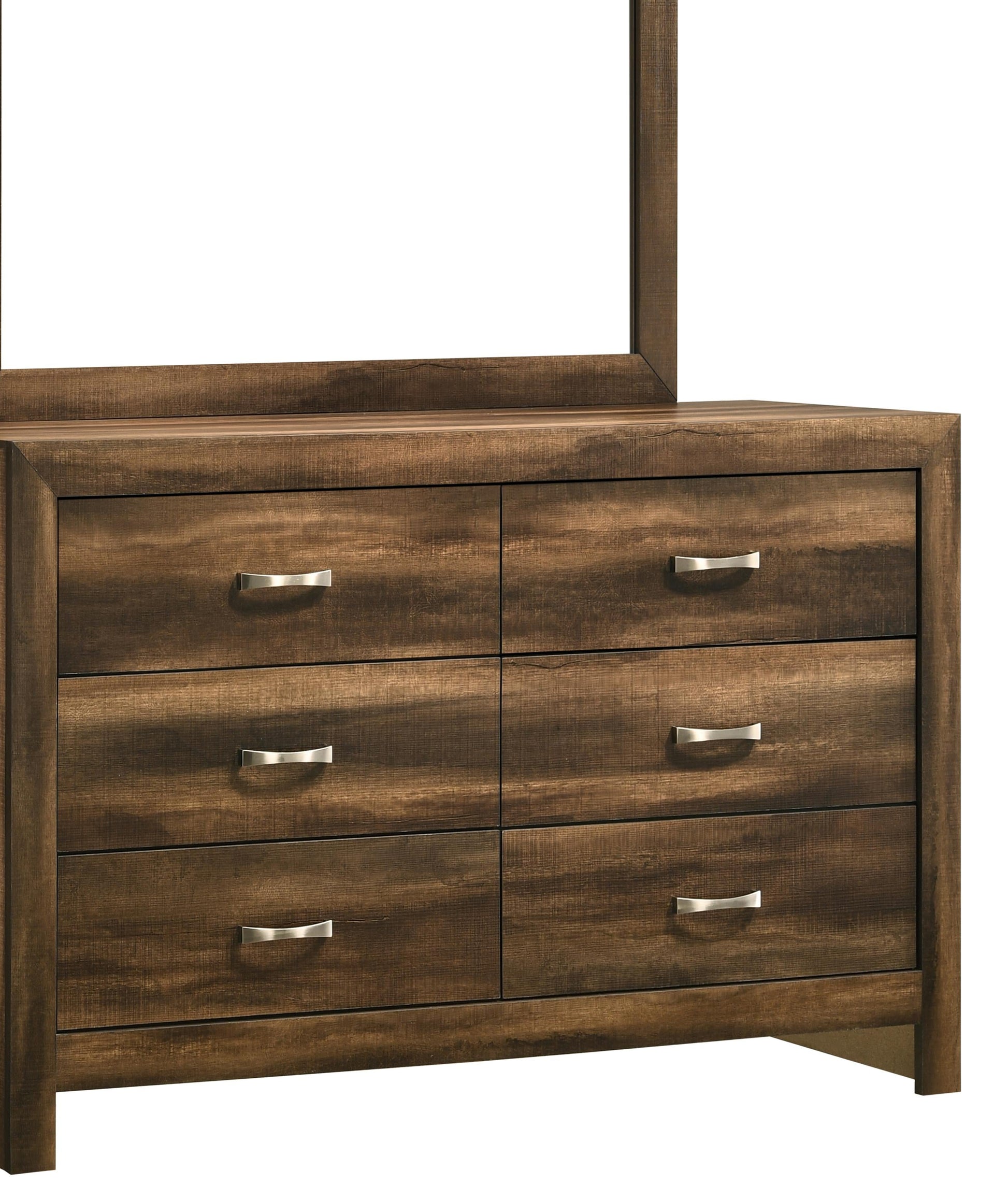 Yasmine Brown Modern Style Dresser in Espresso finish Wood Cosmos Furniture