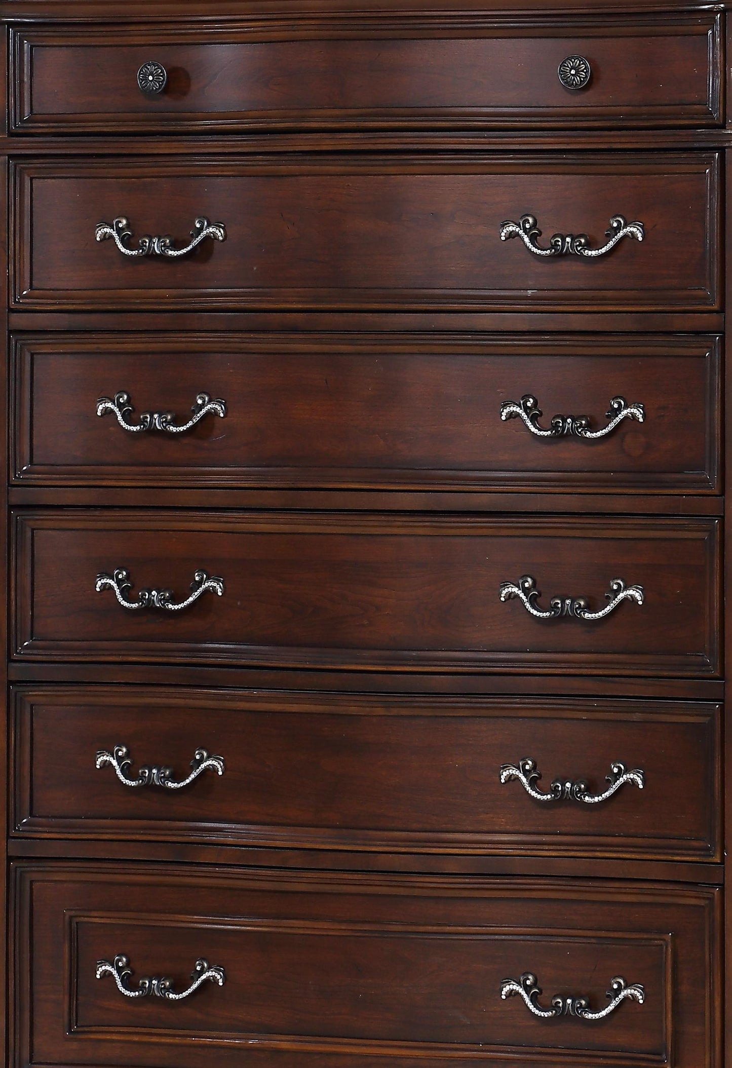 Rosanna Traditional Style Chest in Cherry finish Wood Cosmos Furniture
