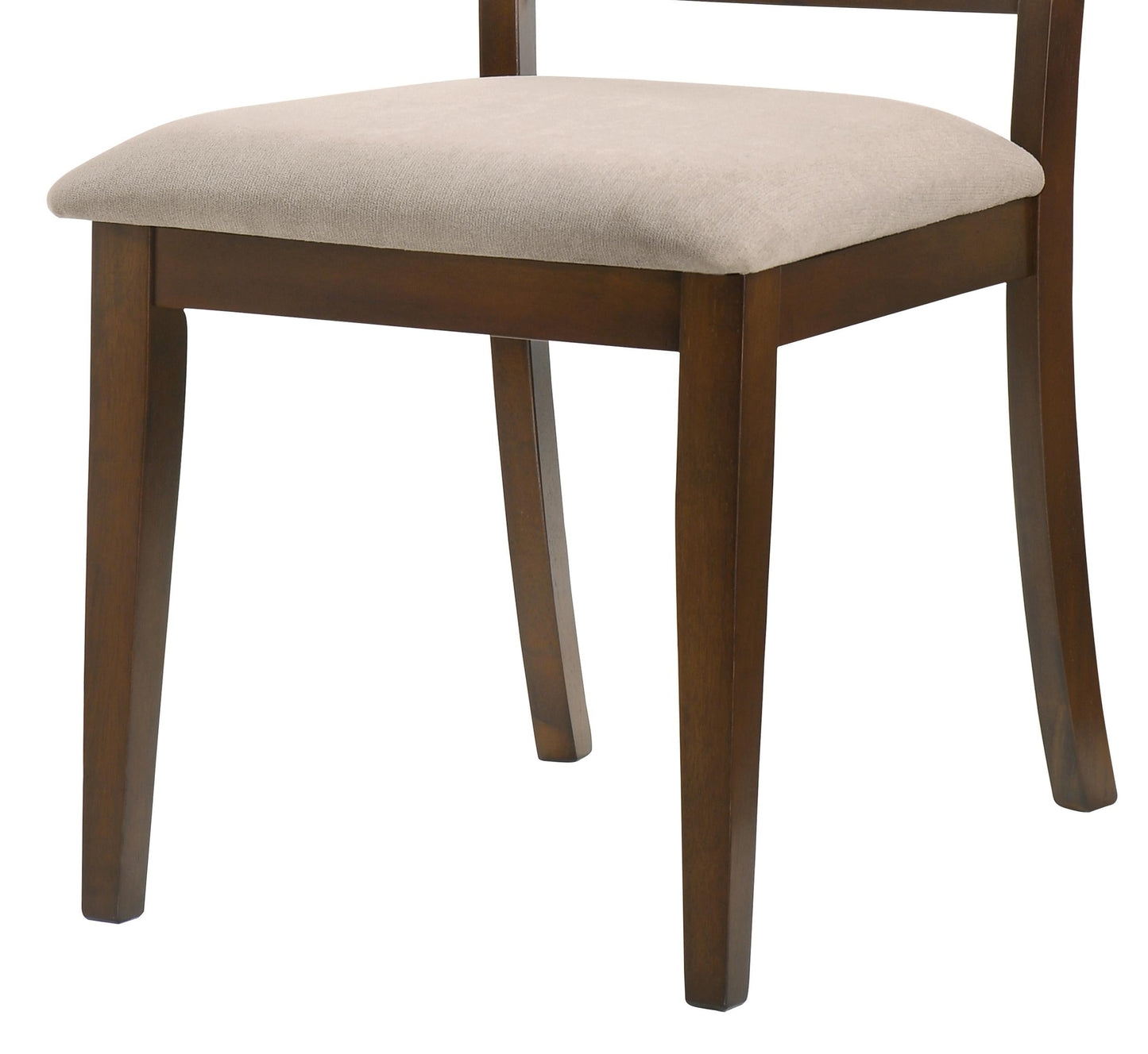 Milton Modern Style Dining Chair in Beige Fabric Cosmos Furniture