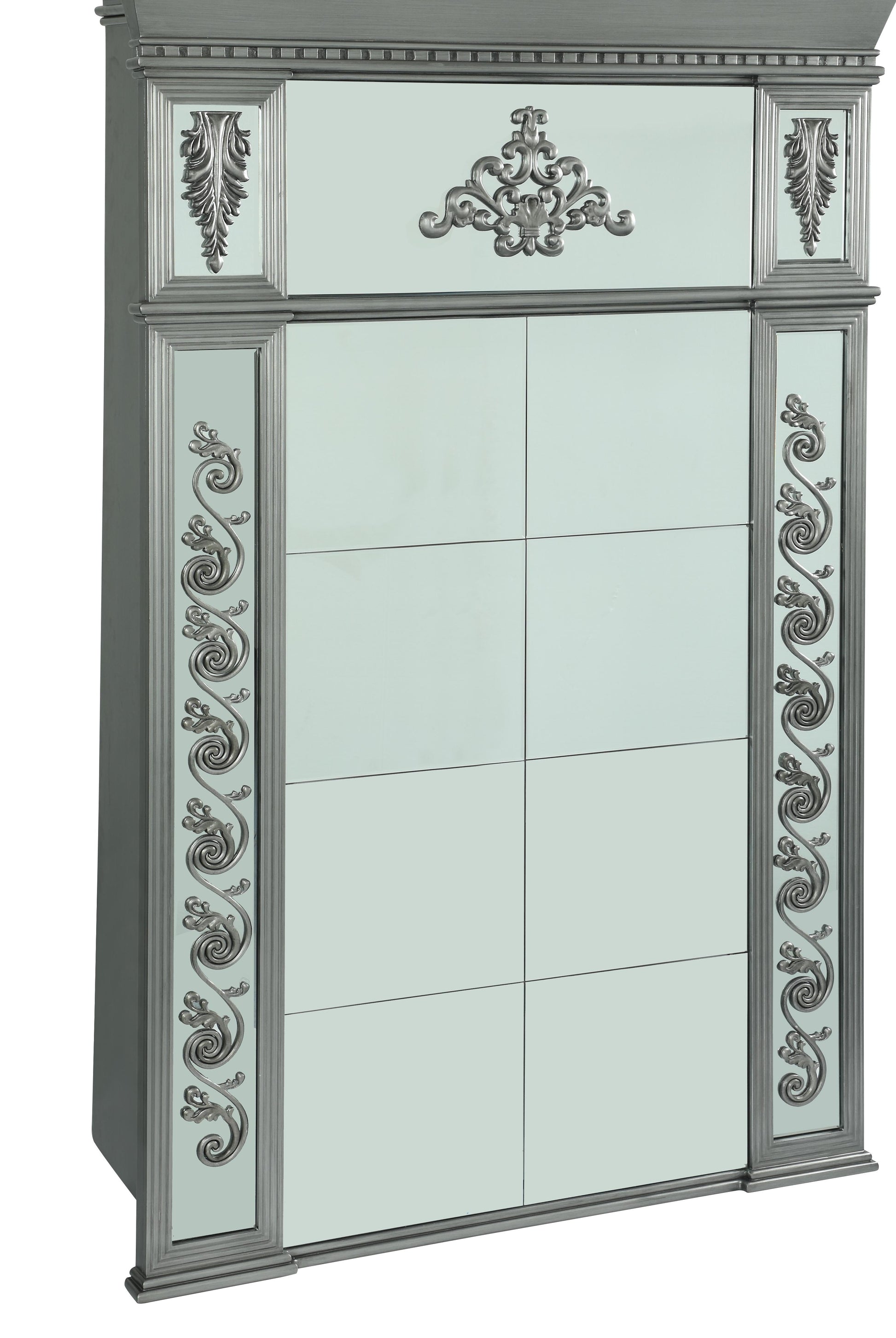 Astrid Modern Style Mirror with Metal Finish Cosmos Furniture