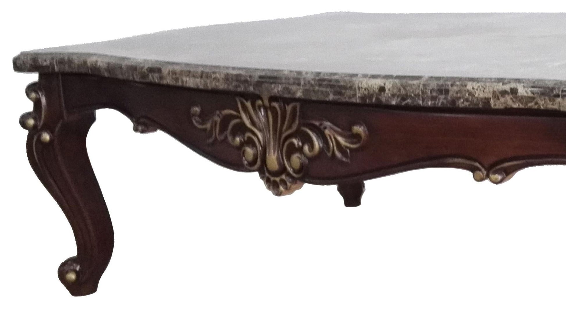 Jade Traditional Style Coffee Table in Cherry finish Wood Cosmos Furniture