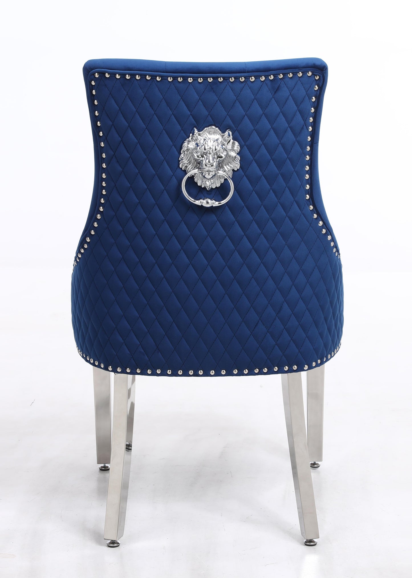 Leo Transitional Style Blue Accent Chair Cosmos Furniture