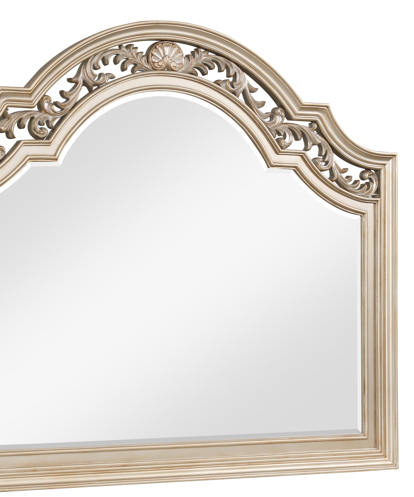 Valentina Traditional Style Mirror in Gold finish Wood Cosmos Furniture