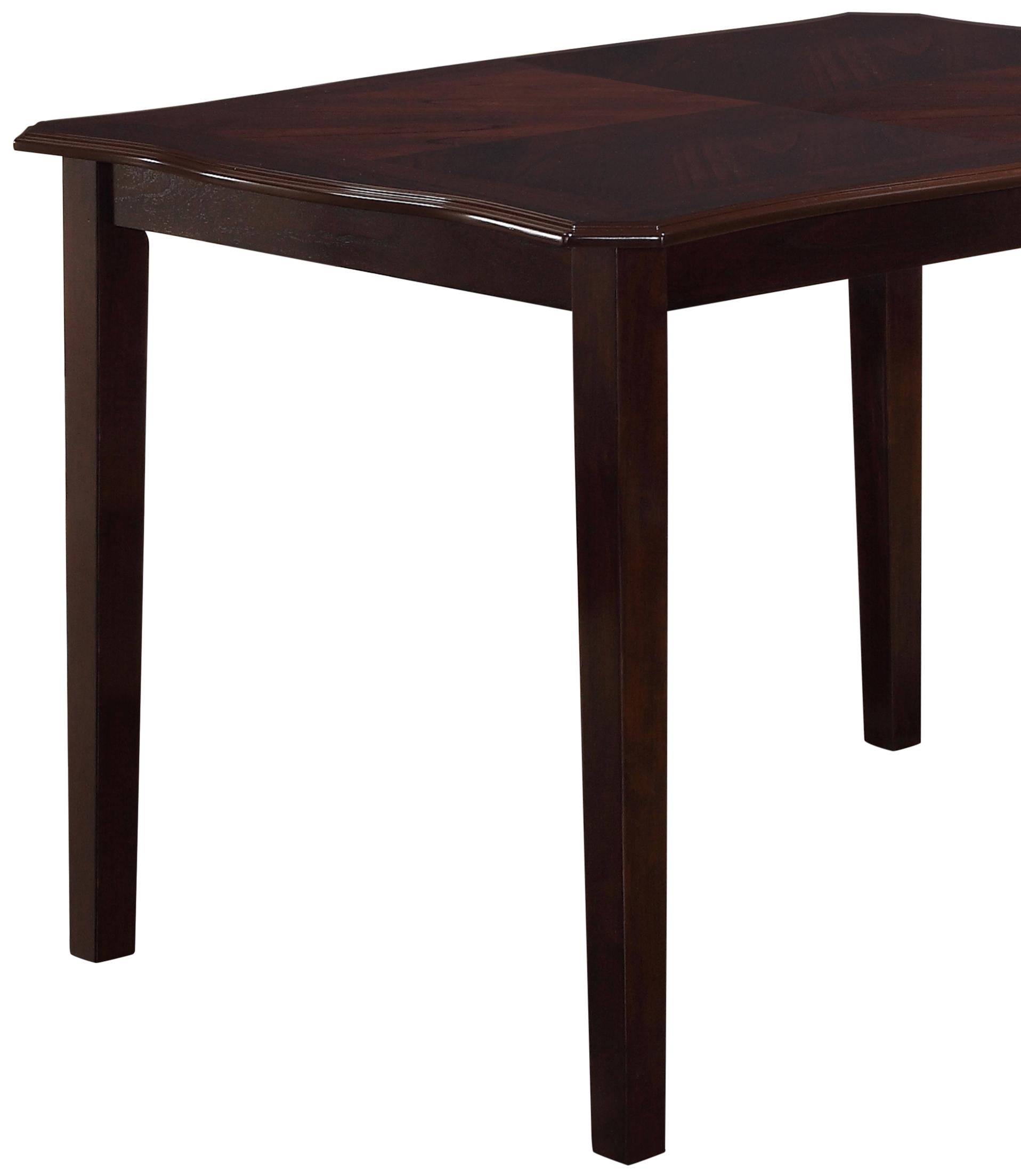 Bell Transitional Style Dining Set in Cherry finish Wood Cosmos Furniture