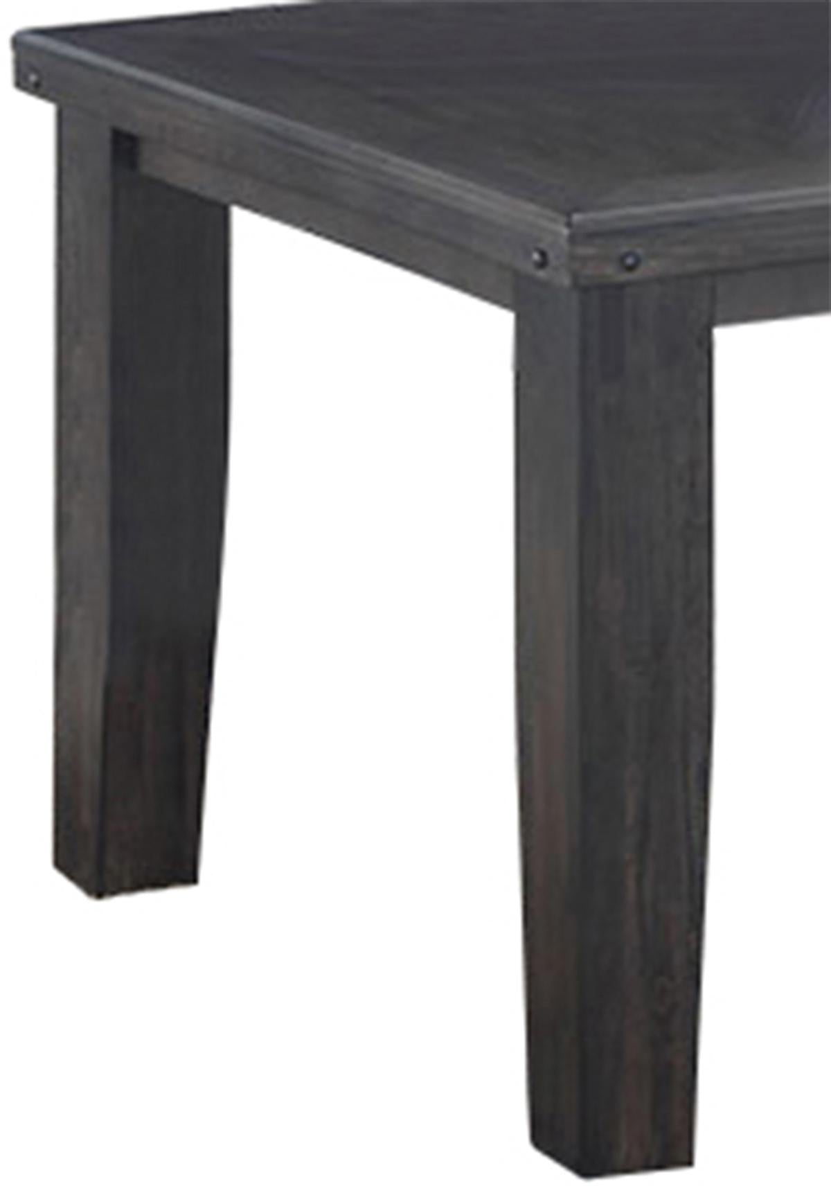 Bailey Transitional Style Dining Table in Gray finish Wood Cosmos Furniture