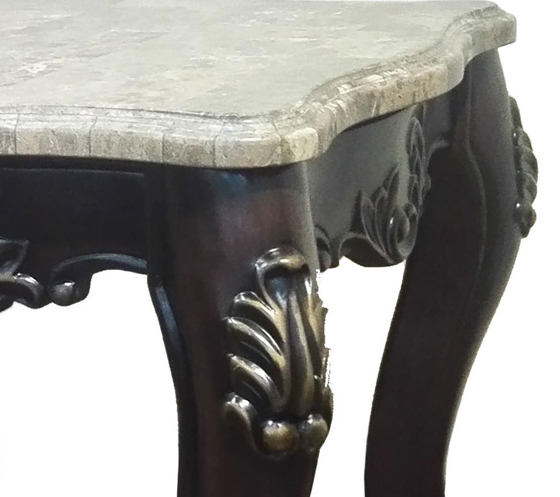 Aroma Traditional Style End Table in Cherry finish Wood Cosmos Furniture