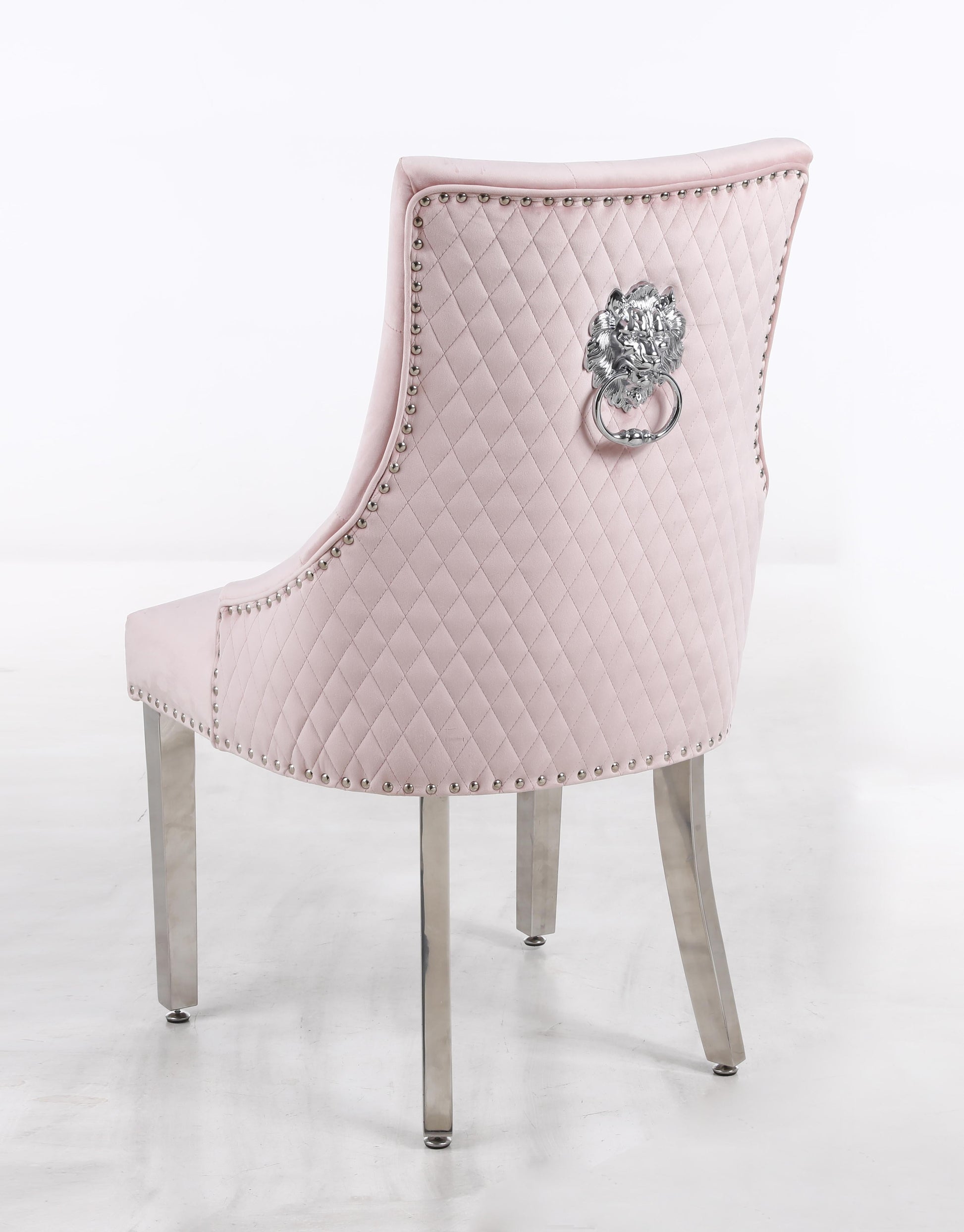 Leo Transitional Style Pink Accent Chair Cosmos Furniture