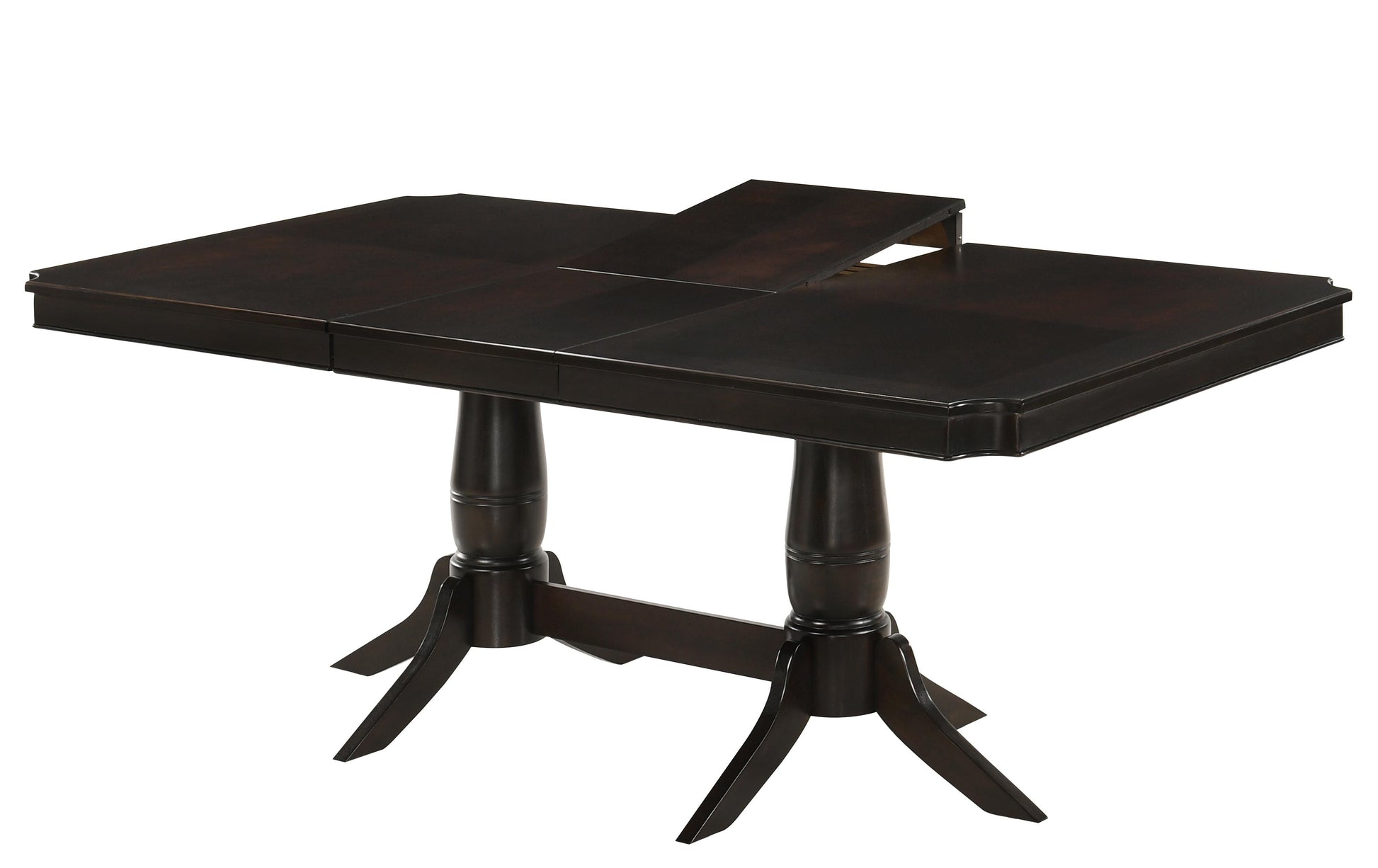 Windsor Contemporary Style Dining Table in Chocolate finish Wood Cosmos Furniture