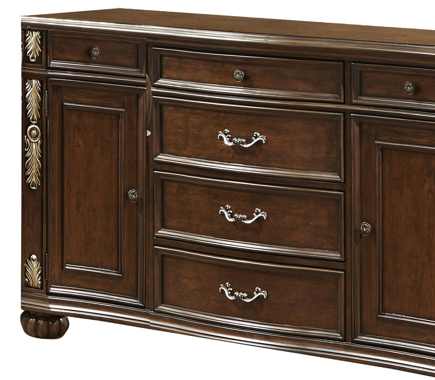 Rosanna Traditional Style Dining Buffet in Cherry finish Wood Cosmos Furniture