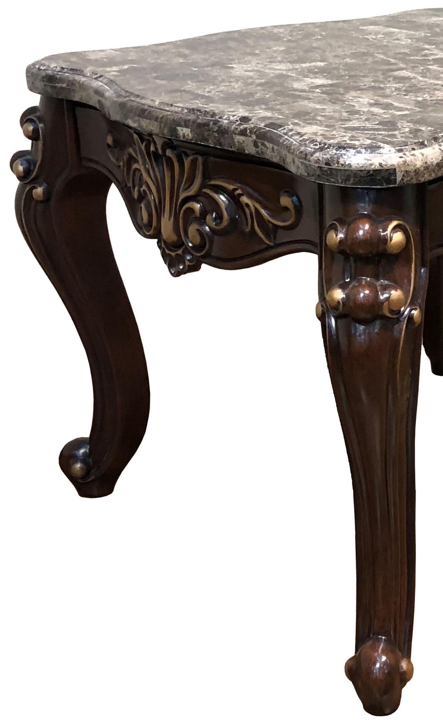 Jade Traditional Style End Table in Cherry finish Wood Cosmos Furniture