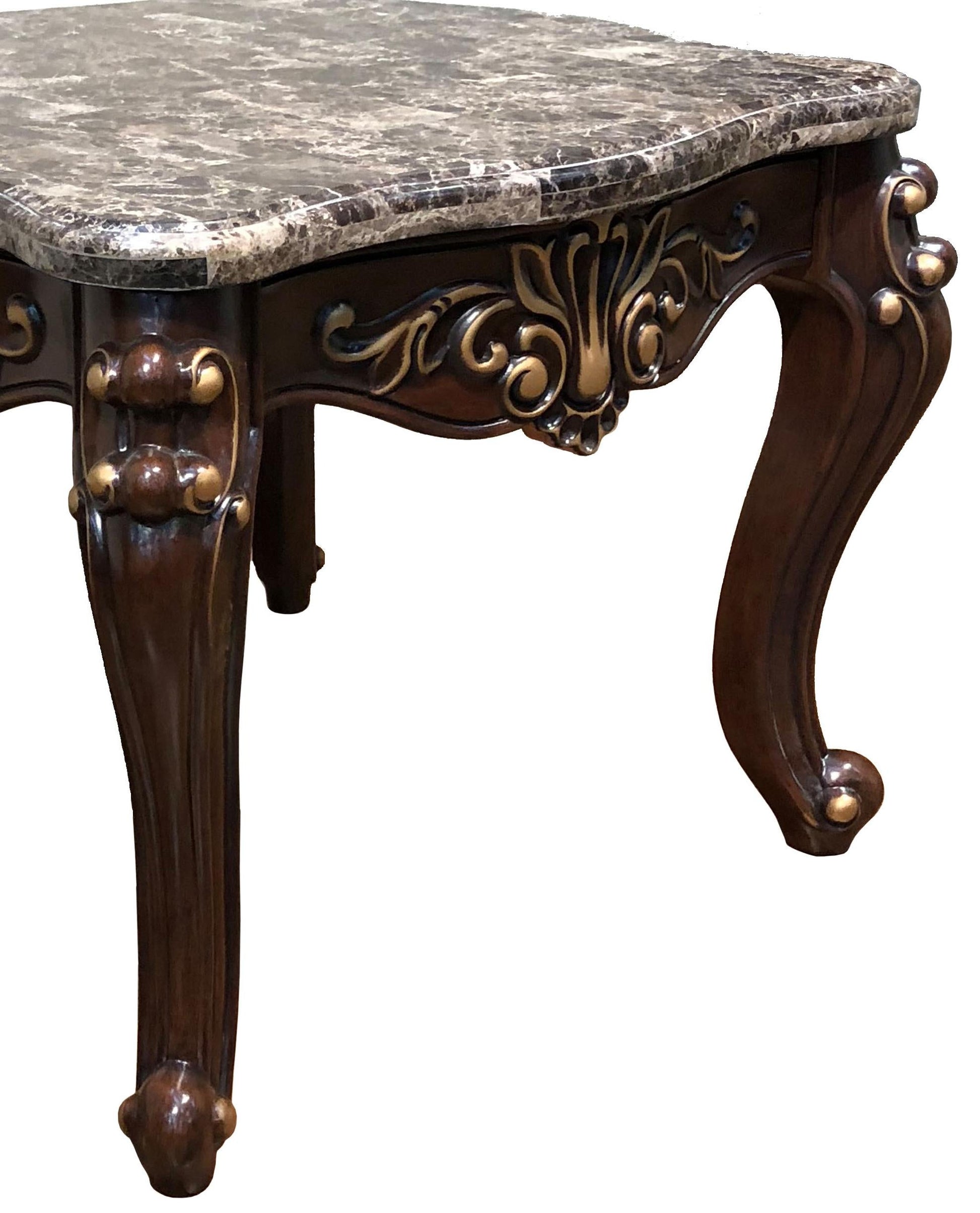 Jade Traditional Style End Table in Cherry finish Wood Cosmos Furniture