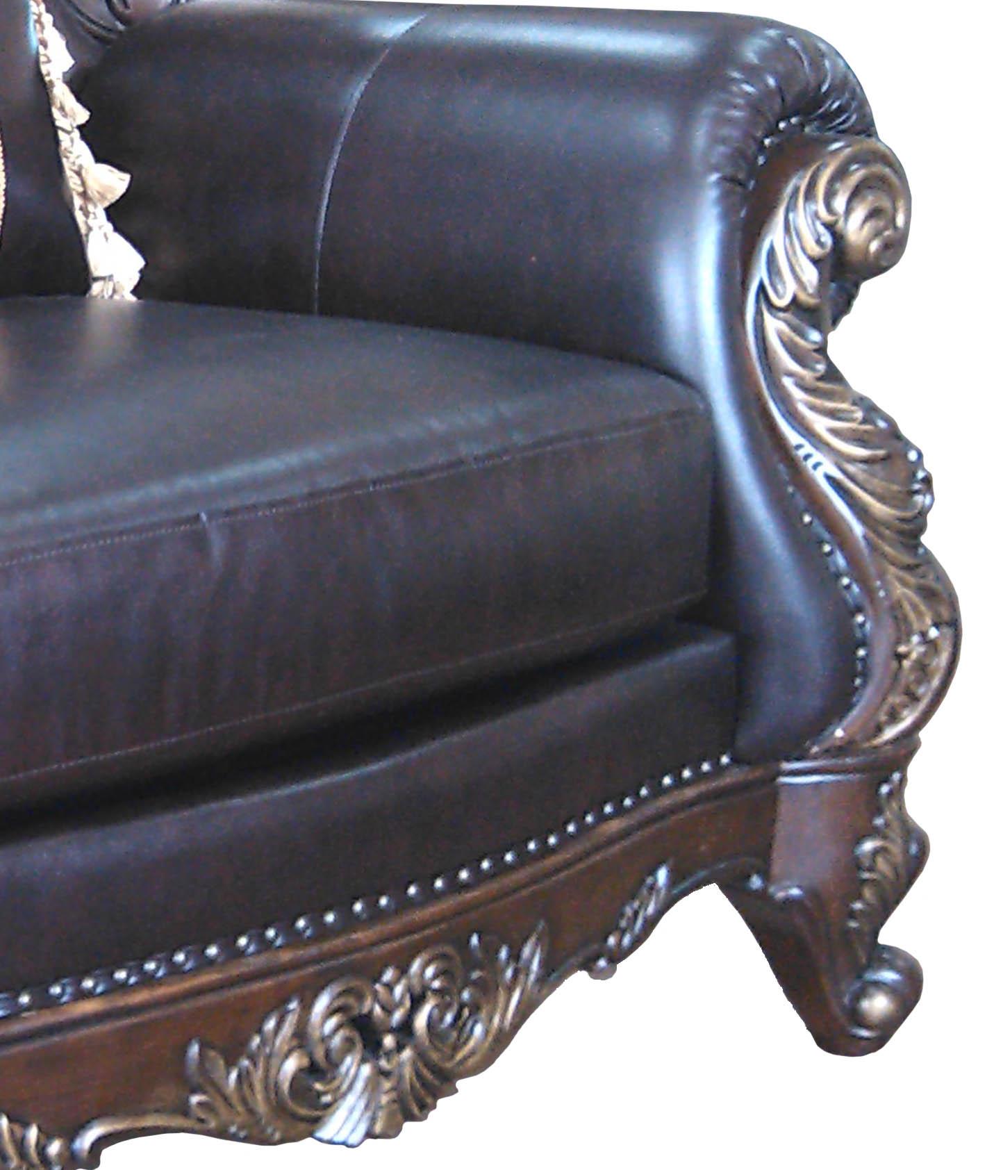 Britney Traditional Style Chair in Cherry finish Wood Cosmos Furniture