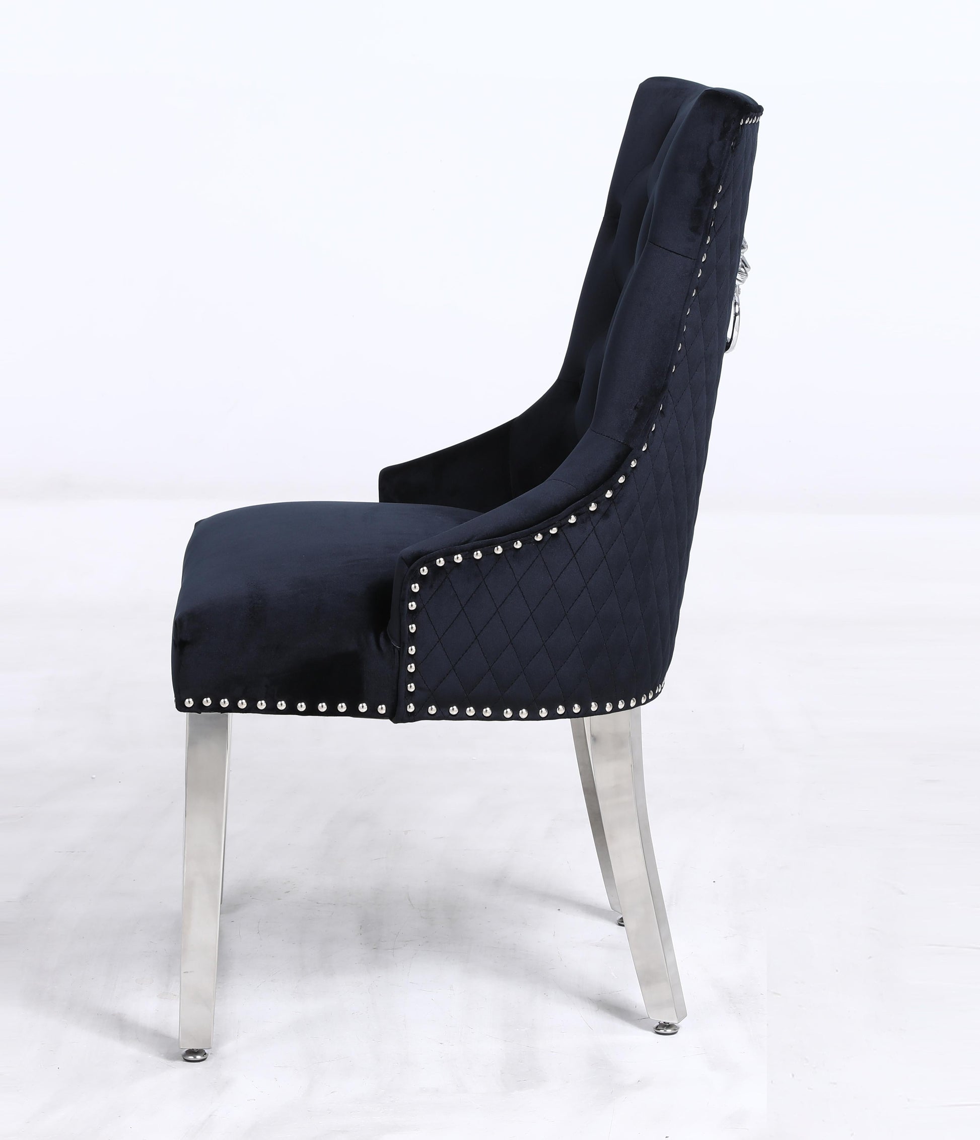 Leo Transitional Style Black Accent Chair Cosmos Furniture