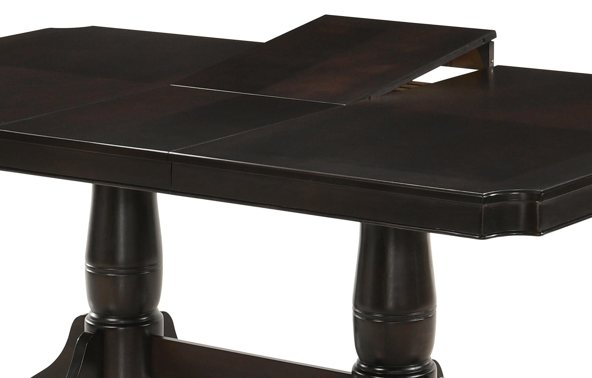 Windsor Contemporary Style Dining Table in Chocolate finish Wood Cosmos Furniture