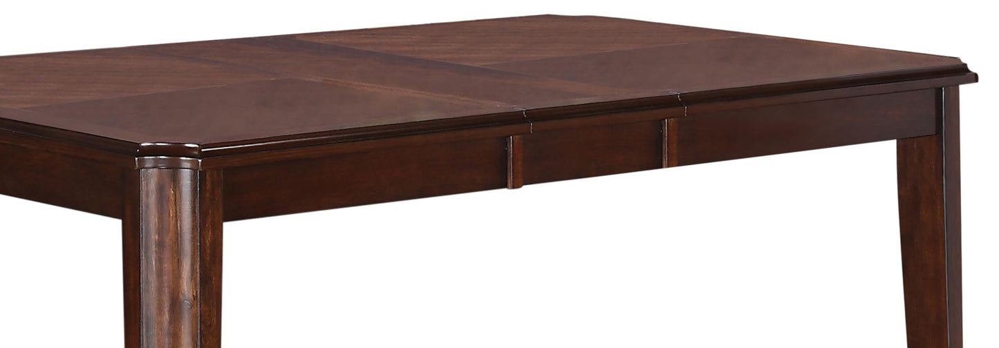 Pam Transitional Style Dining Table in Espresso finish Wood Cosmos Furniture