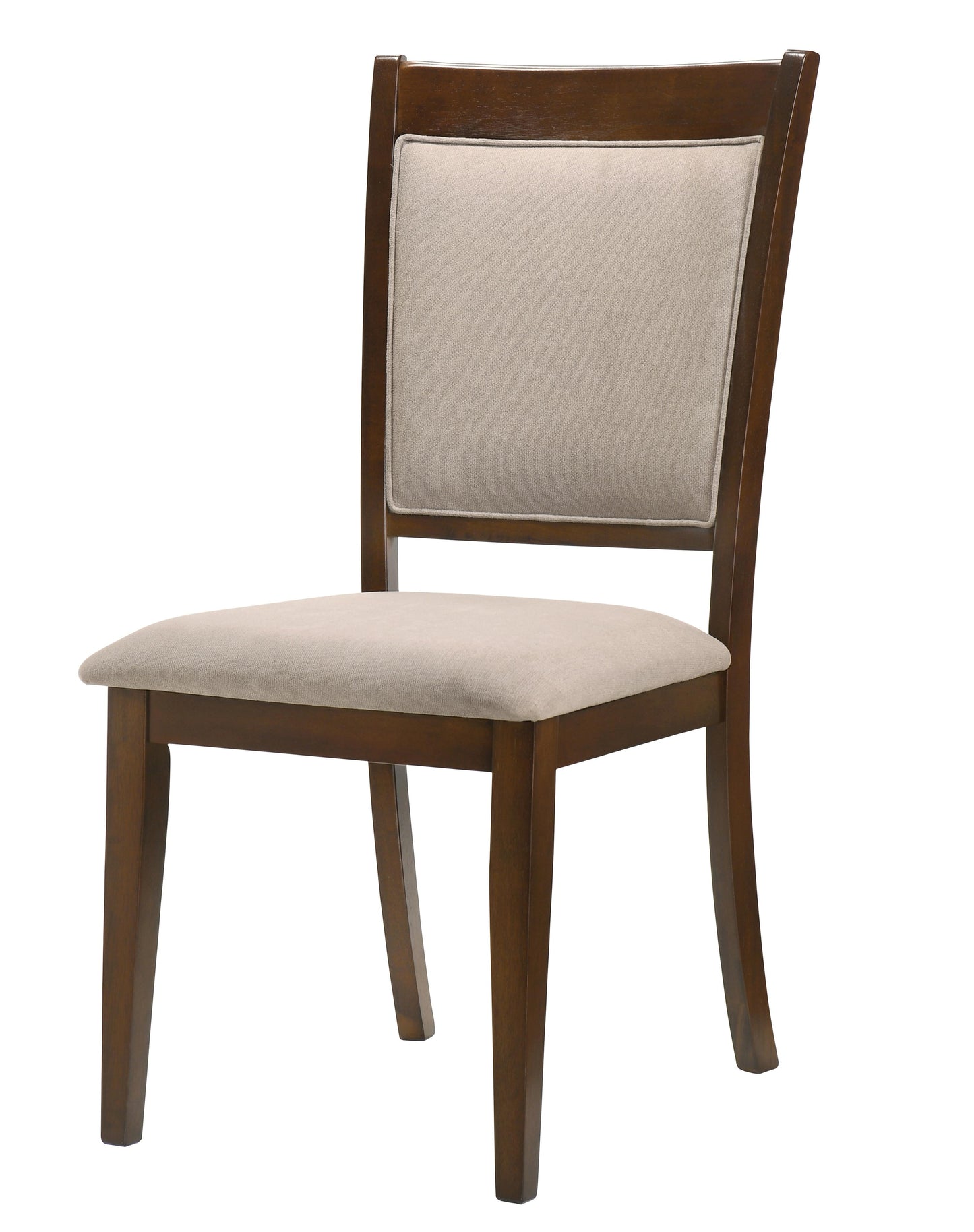 Milton Modern Style Dining Chair in Beige Fabric Cosmos Furniture