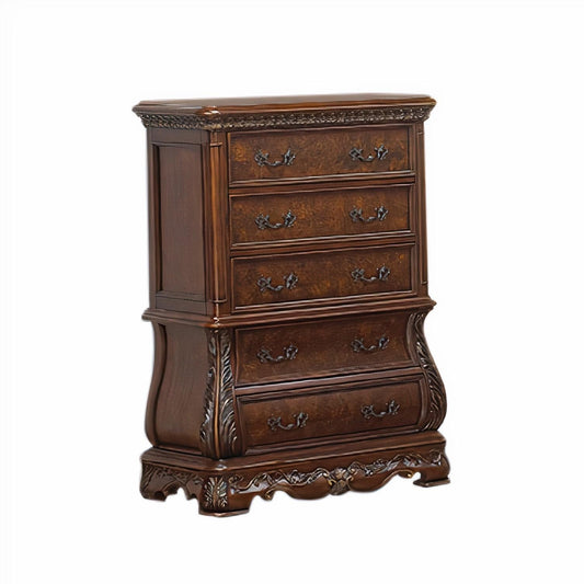 Cleopatra Traditional Style Chest in Cherry finish Wood Cosmos Furniture