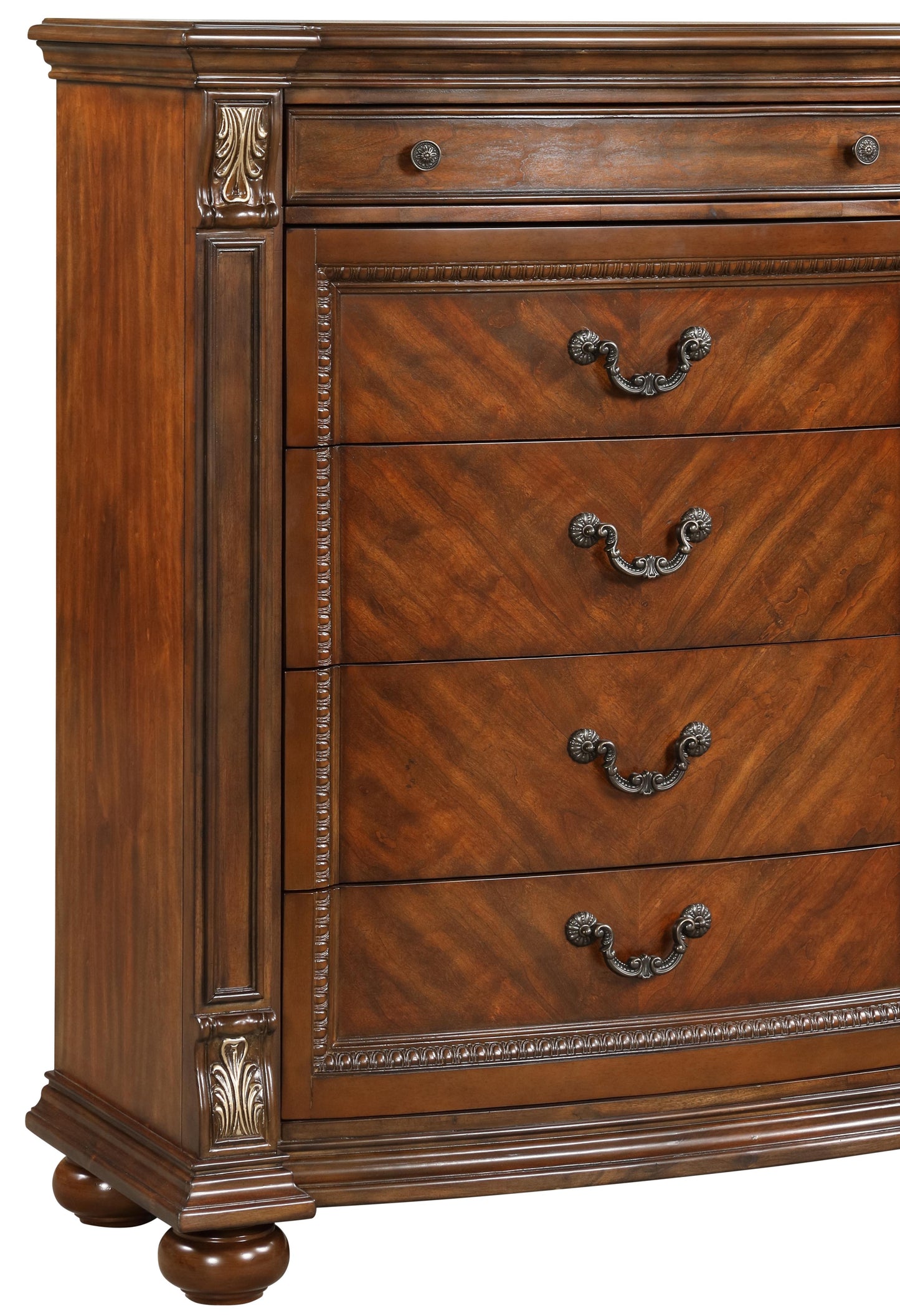 Viviana Traditional Style Chest in Caramel finish Wood Cosmos Furniture