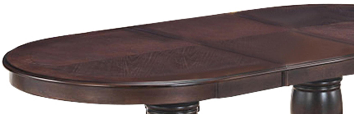 Lakewood Traditional Style Dining Table in Espresso finish Wood Cosmos Furniture