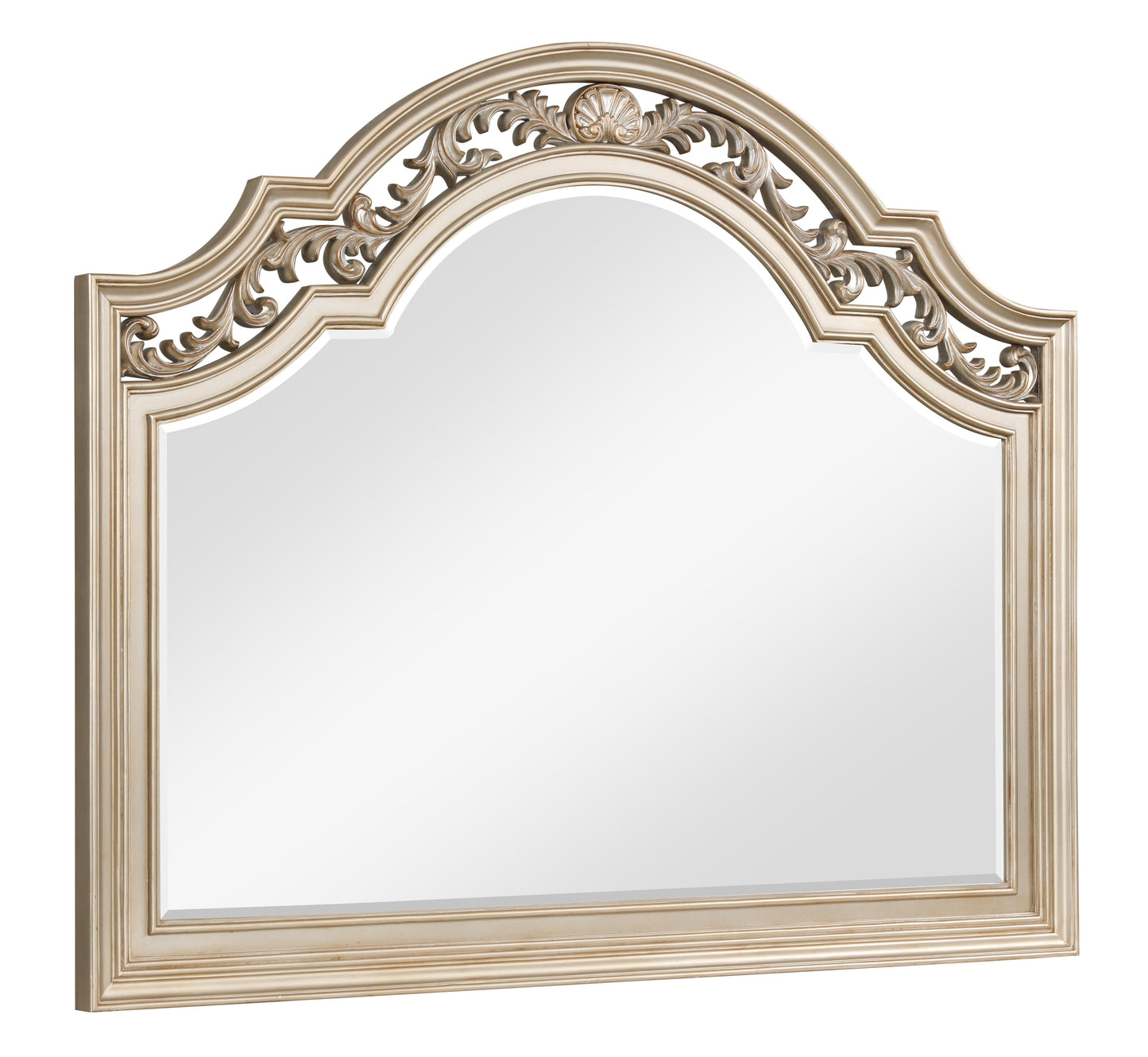 Valentina Traditional Style Mirror in Gold finish Wood Cosmos Furniture