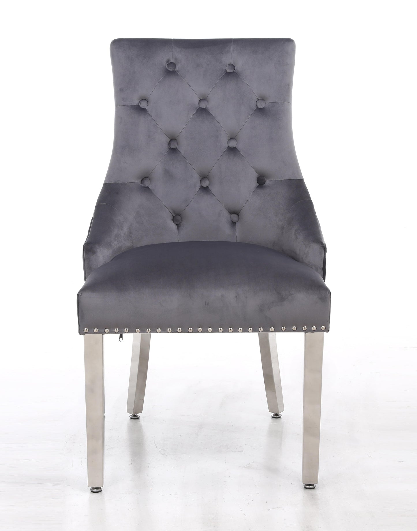 Leo Transitional Style Gray Accent Chair Cosmos Furniture