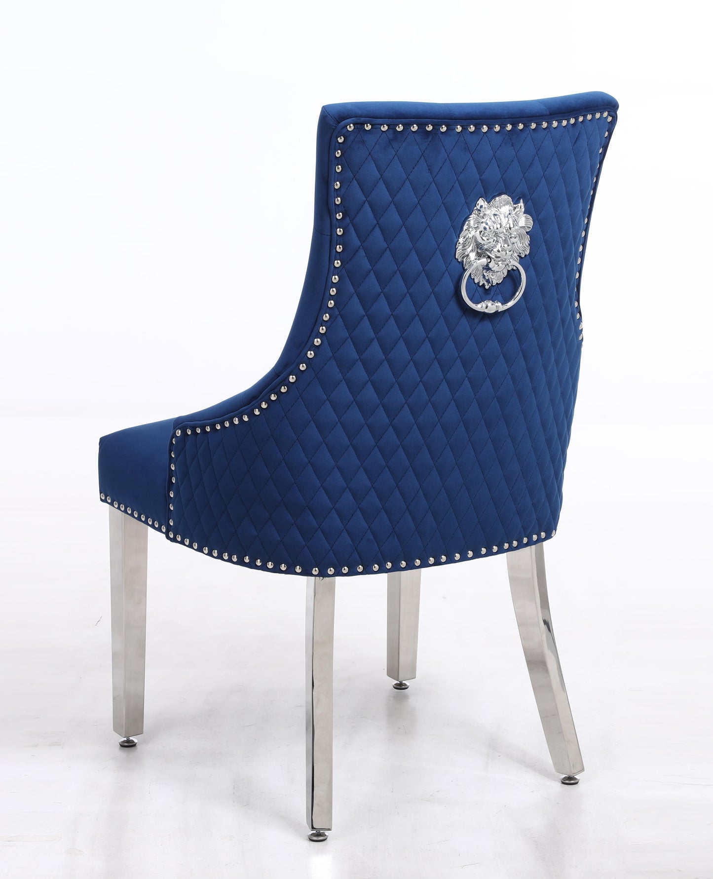 Leo Transitional Style Blue Accent Chair Cosmos Furniture