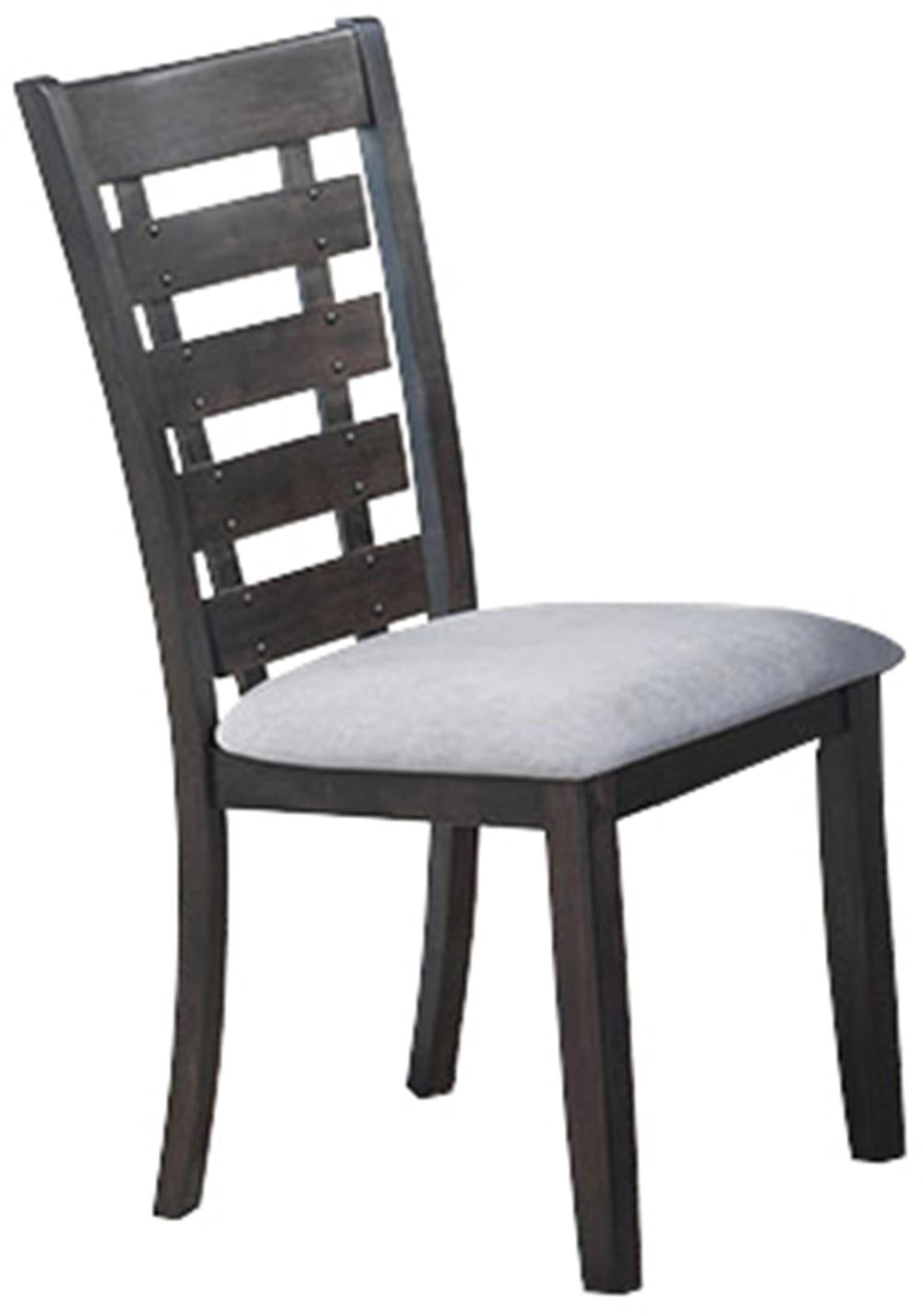 Bailey Transitional Style Dining Chair in Gray finish Wood Cosmos Furniture